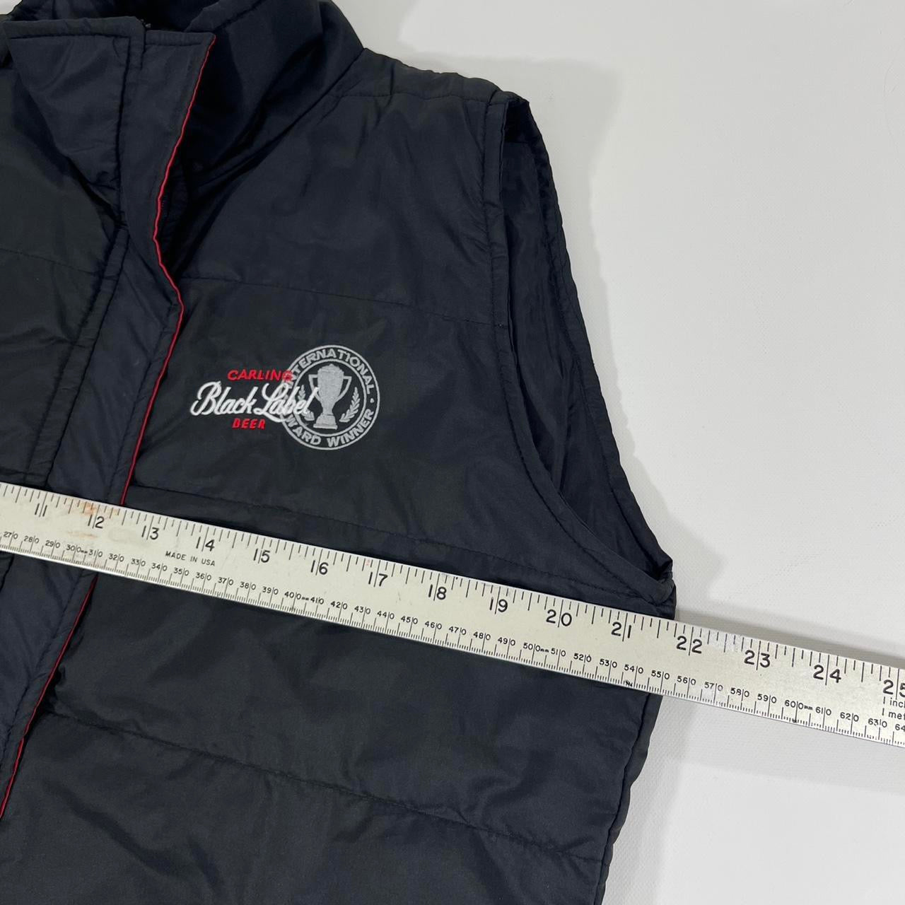 CARLING BLACK LABEL BEER PUFFER VEST