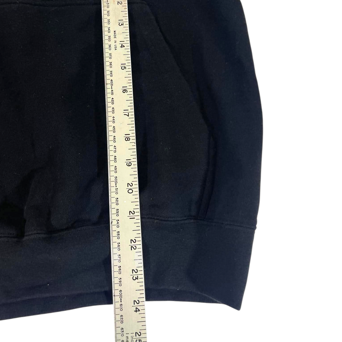 VINTAGE NIKE SPELLOUT BLACK HOODIE (M)