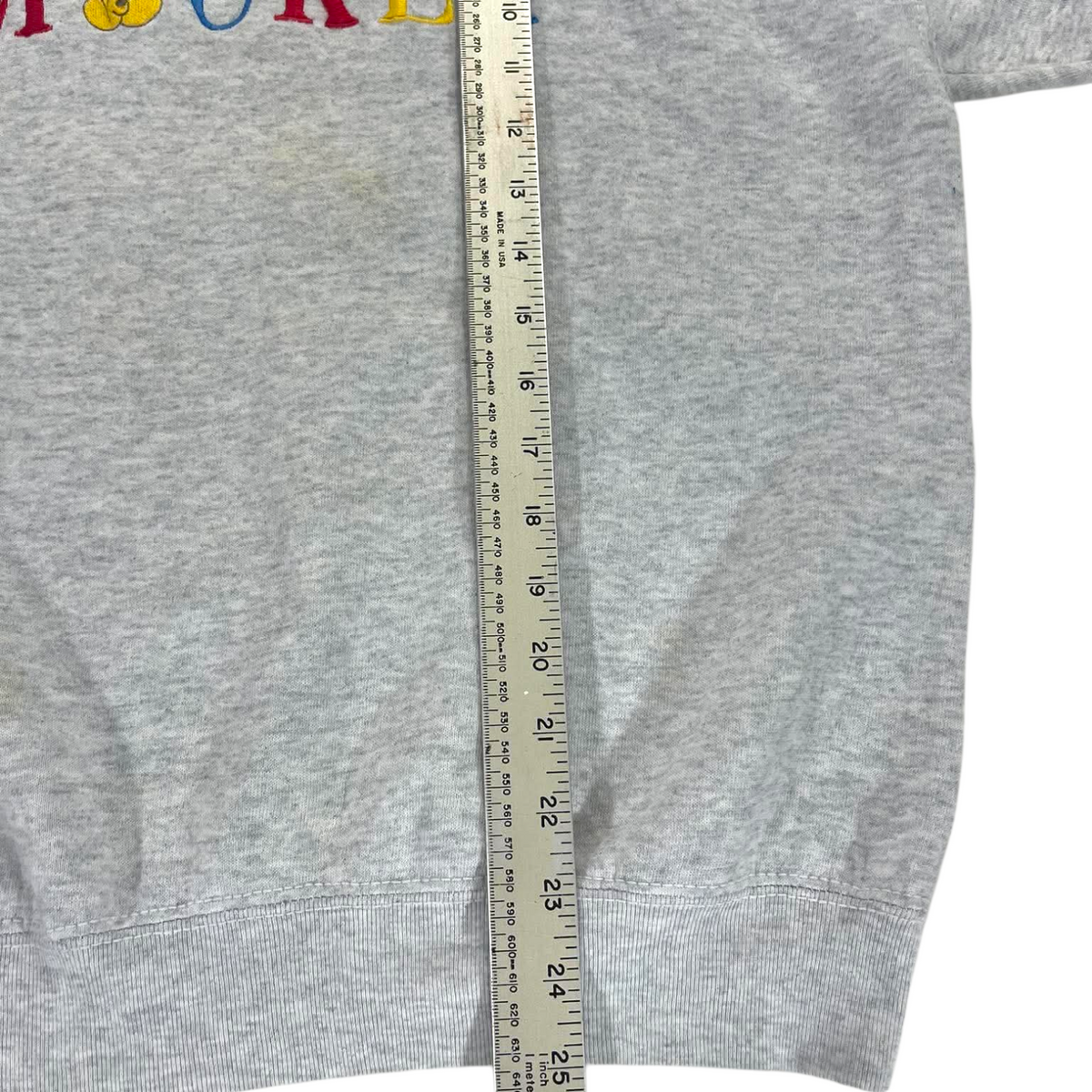DISNEY MICKEY MOUSE GRAY CREWNECK (M - L)