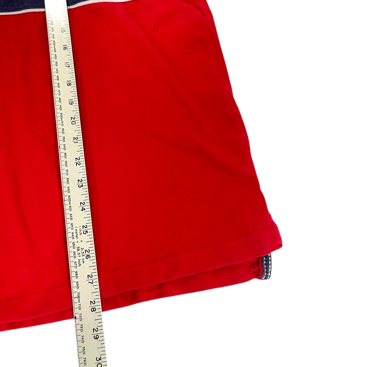 U.S. POLO ASSN. RED COTTON POLO SHIRT (XL)