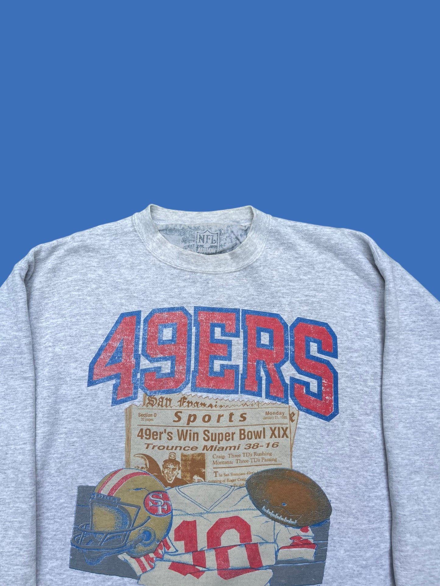 VINTAGE 49ERS CREWNECK (XL)