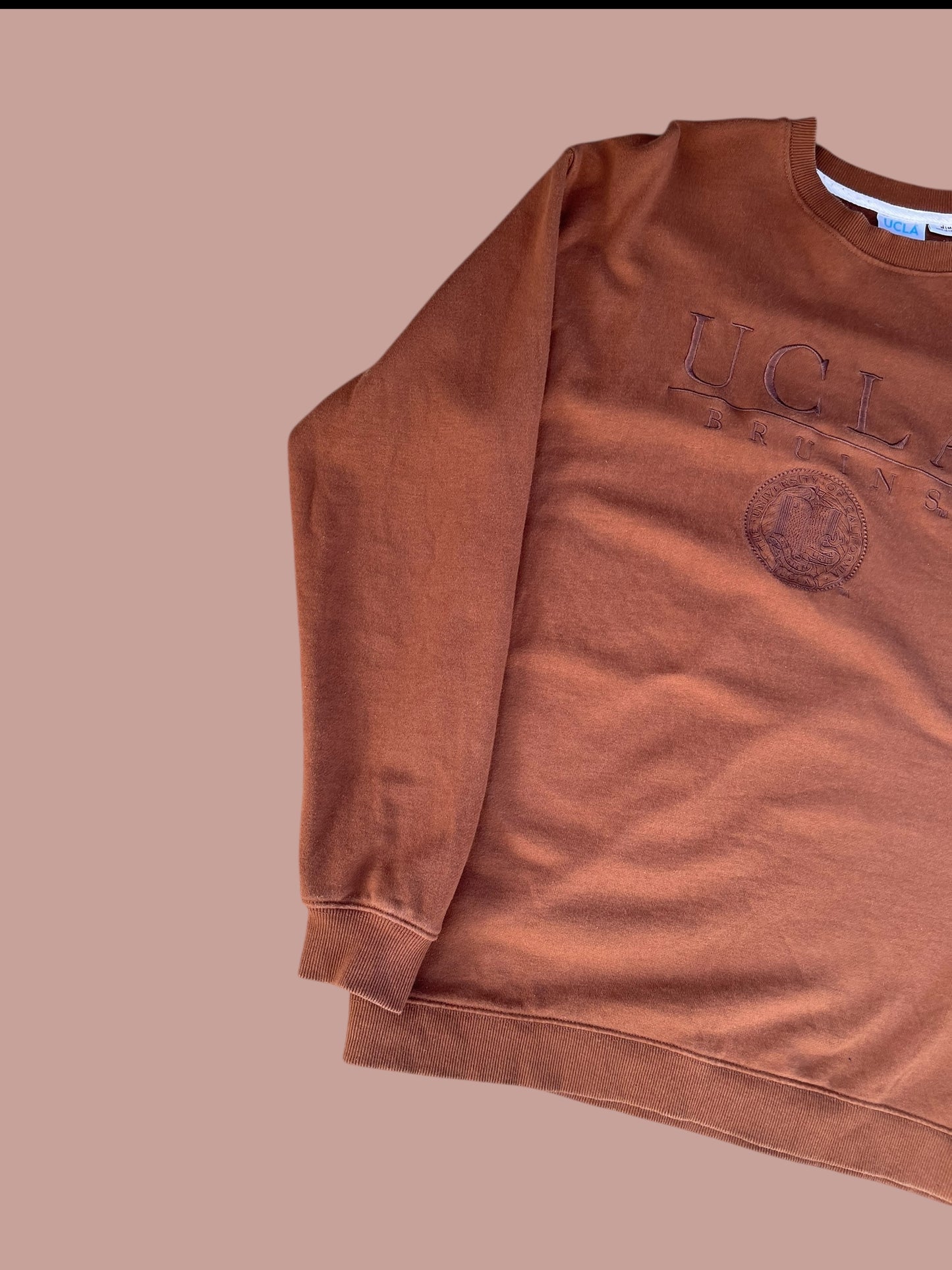 VINTAGE BROWN UCLA CREWNECK ( L)