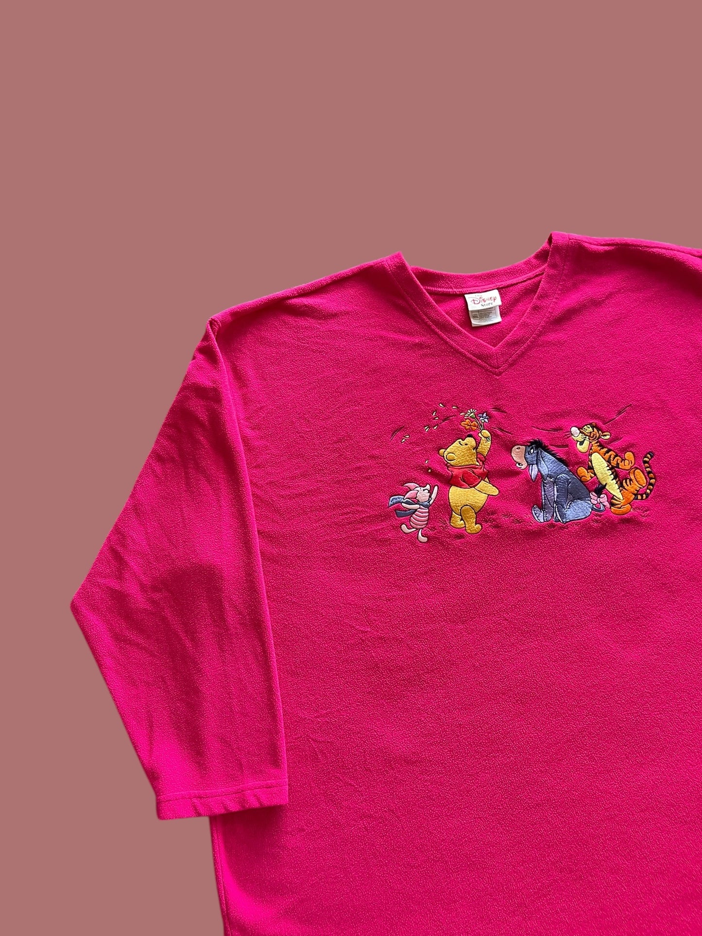 VINTAGE DISNEY EMBROIDERED FLEECE (XXL)