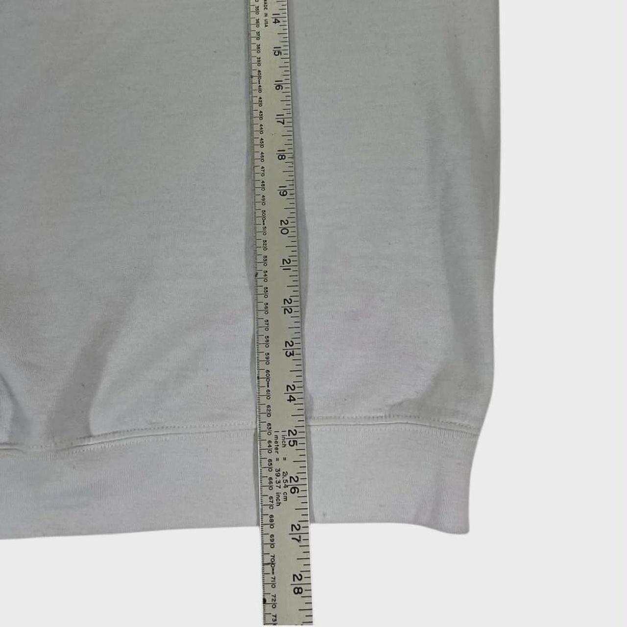 TRASHED BL NIKE CREWNECK SWEATSHIRT WITH FLOWER DESIGN (M)