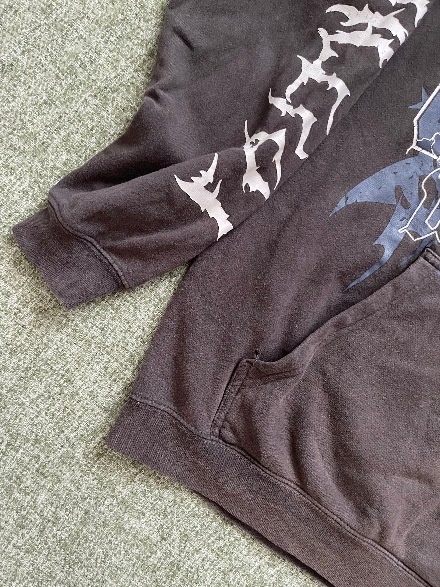 Y2K GRATEFUL ABSENT HOODIE (M)