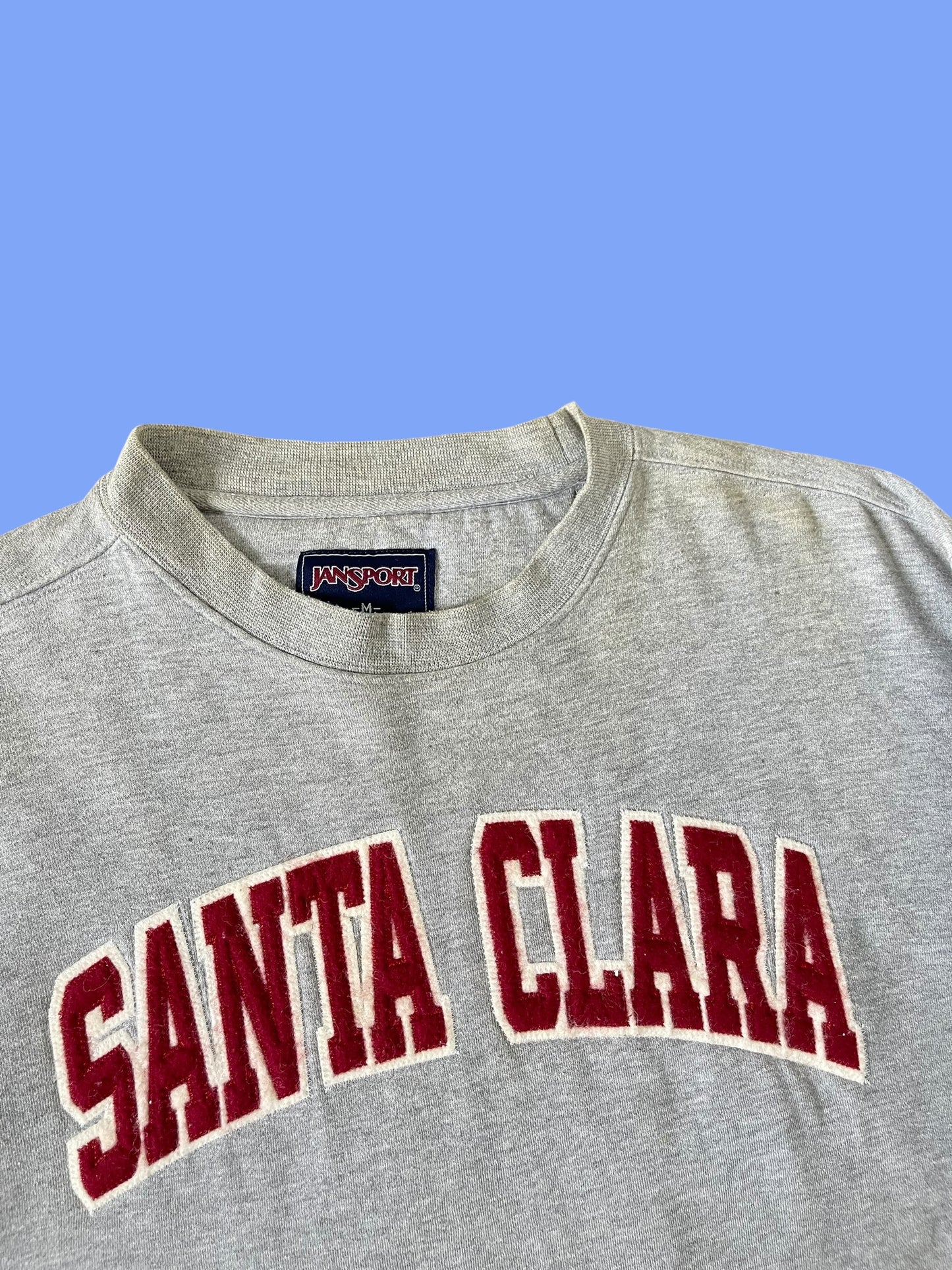 VINTAGE SANTA CLARA CREWNECK ( MEDIUM TO LARGE)