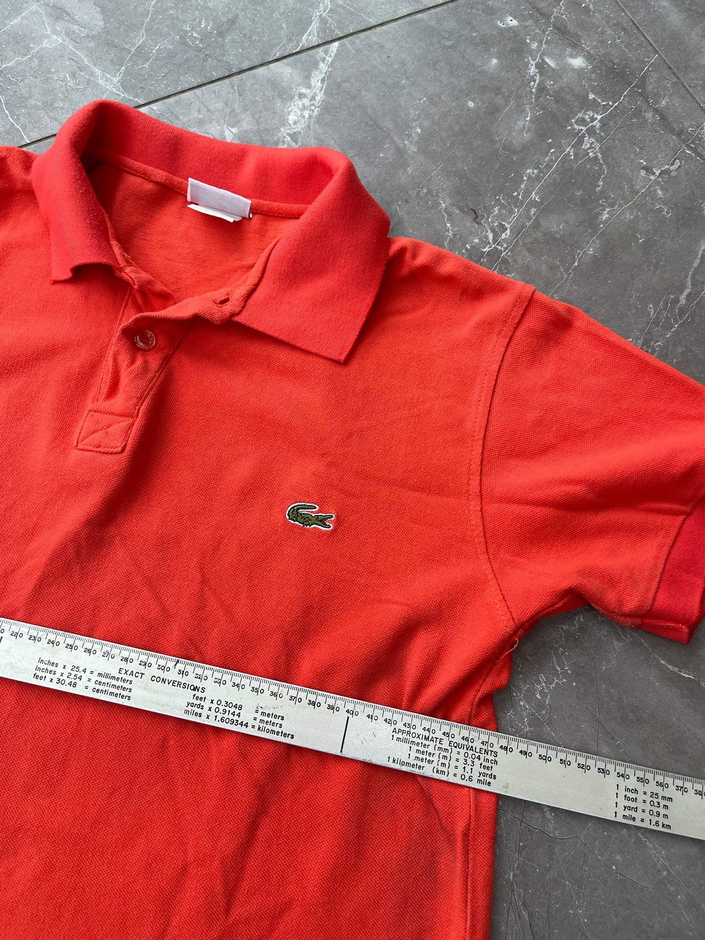 Lacoste Orange Polo Shirt (M/L)