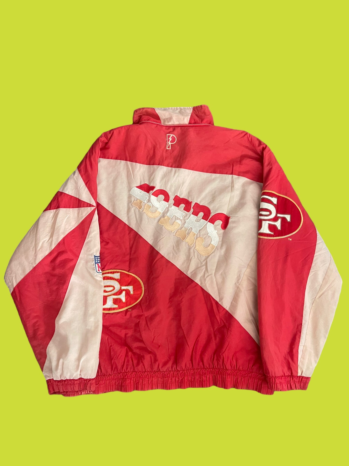 VINTAGE SF 49ERS JACKET BY PRO PLAYER (L TO XL)