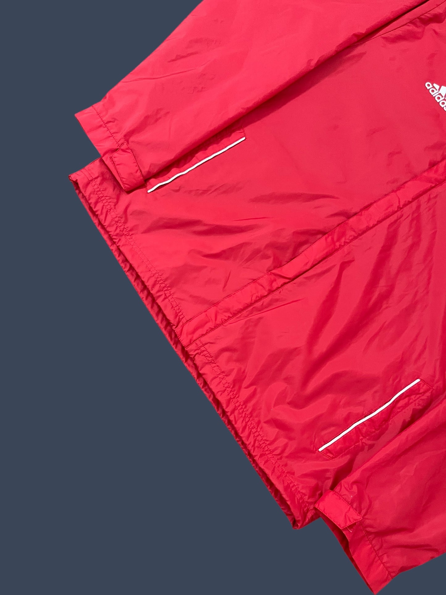 ADIDAS CRUSADERS WINDBREAKER JACKET PACKABLE HOOD ( L TO XL)