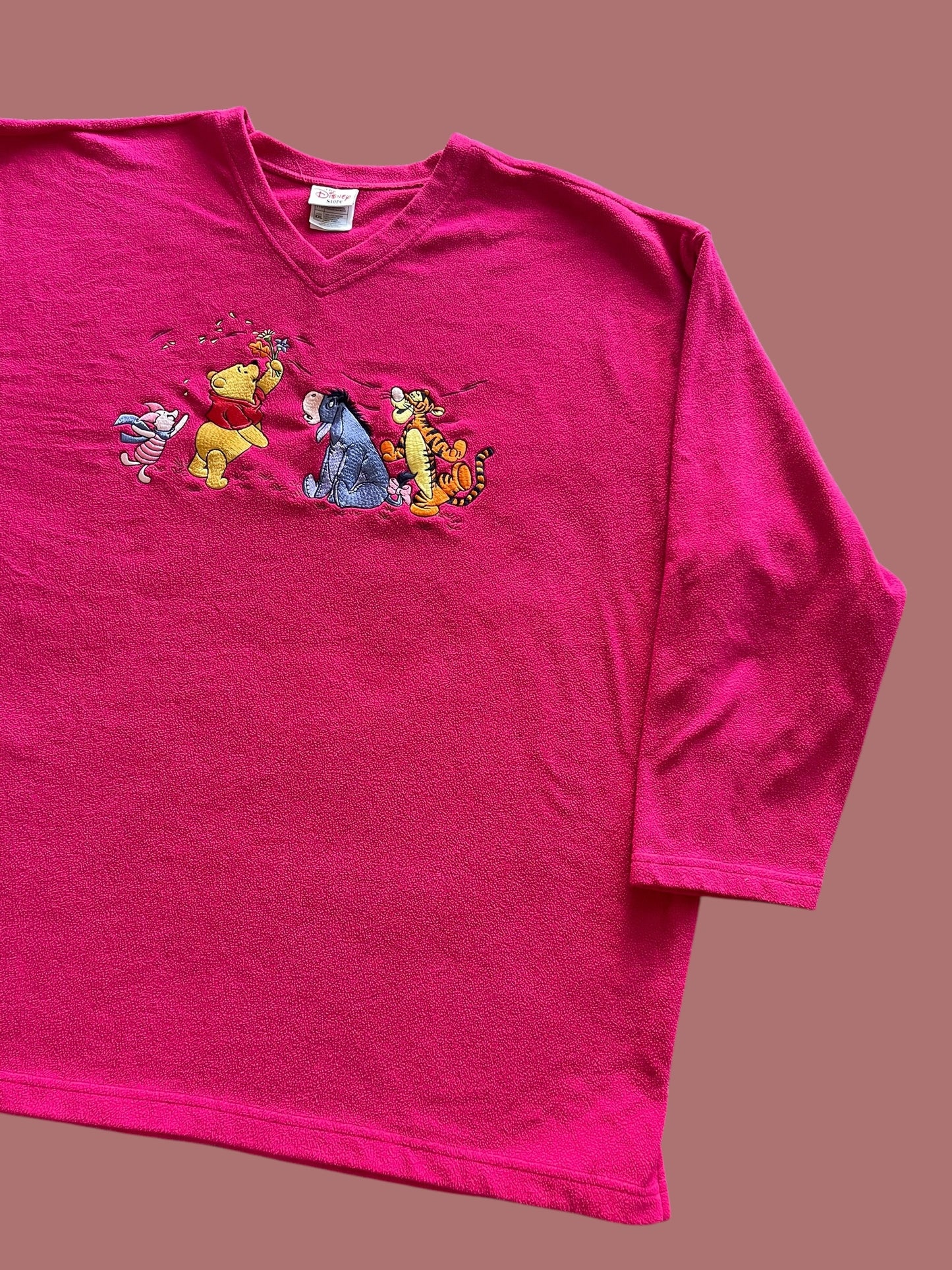 VINTAGE DISNEY EMBROIDERED FLEECE (XXL)