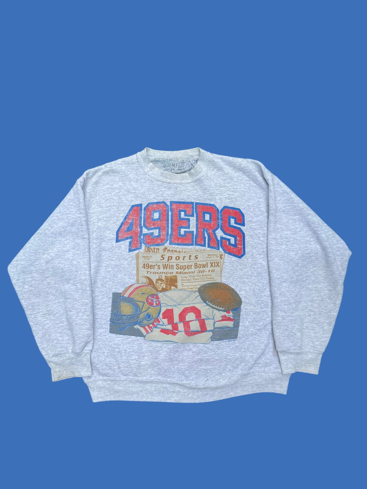 VINTAGE 49ERS CREWNECK (XL)