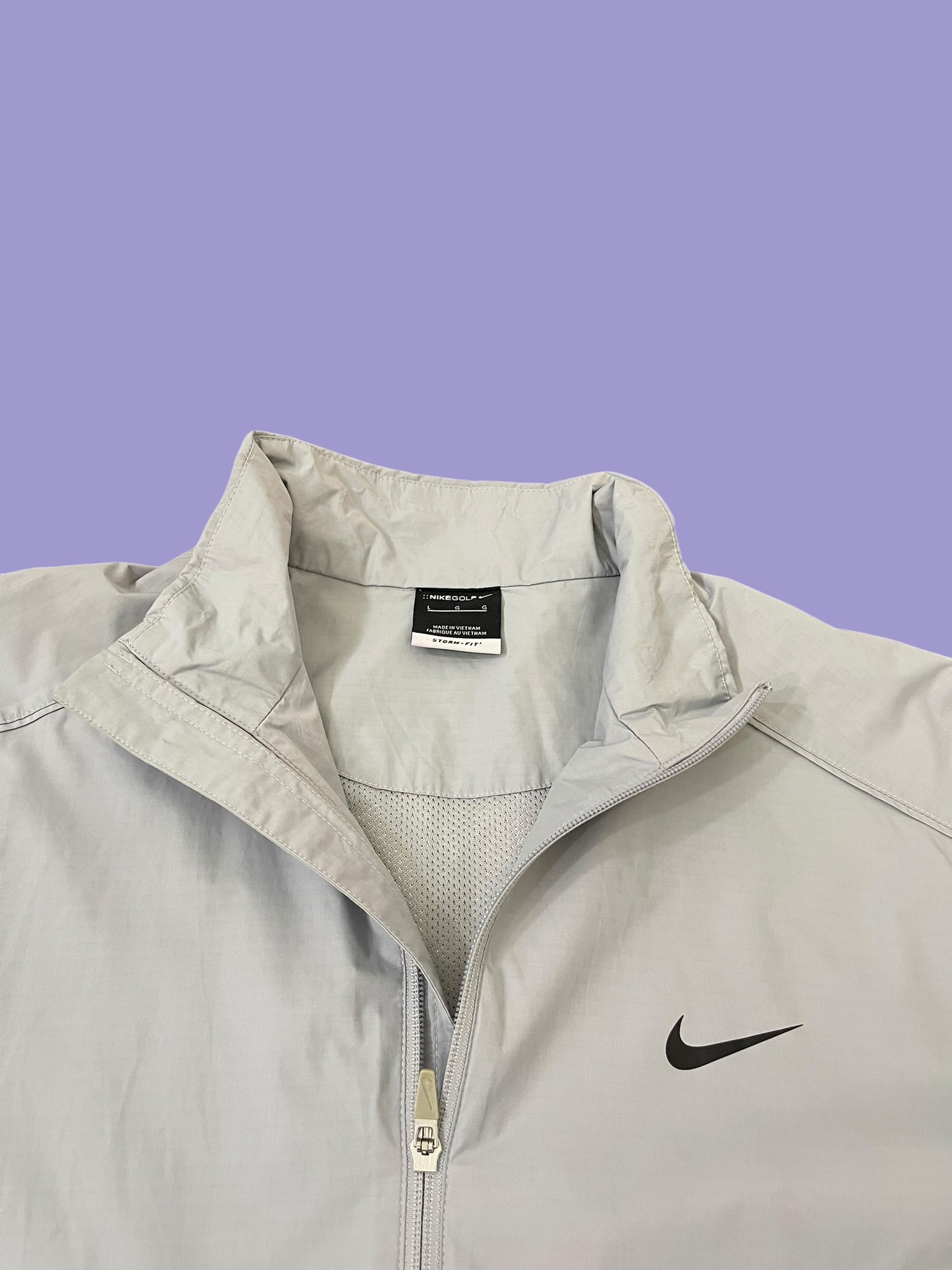 2 in 1 VINTAGE NIKE GOLF SHIRT / JACKET DETACHABLE (L)