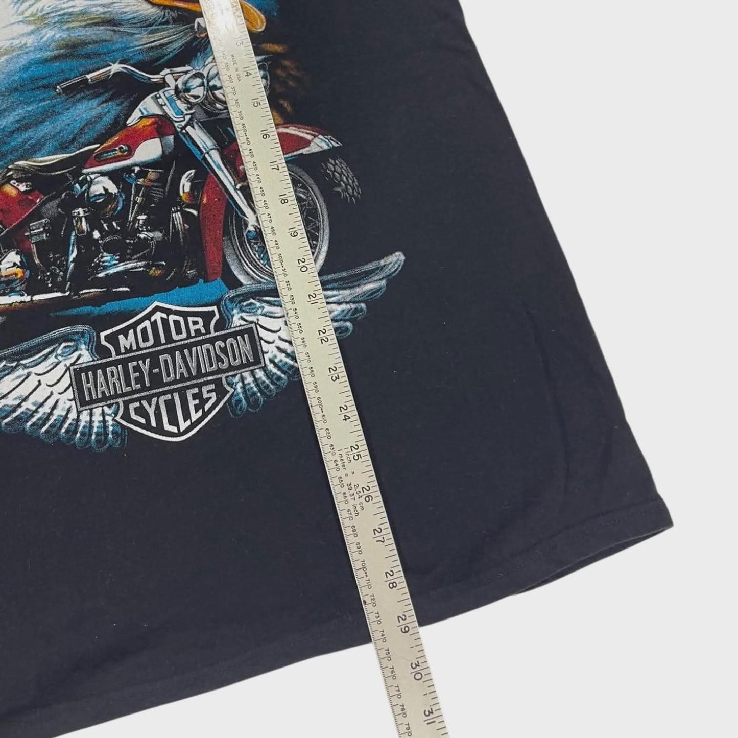 HARLEY DAVIDSON BLACK EAGLE BIKER T-SHIRT (M)