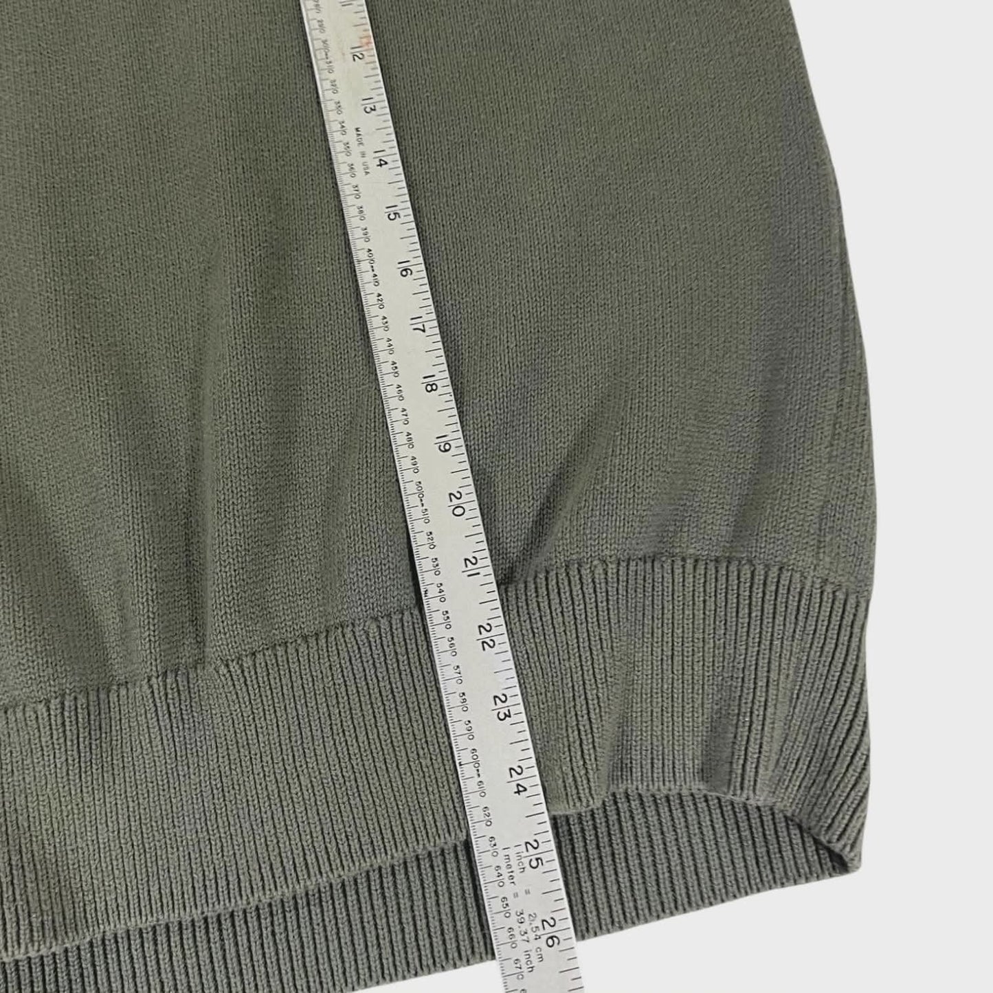 ABSENT GREEN CREWNECK SWEATER (M)