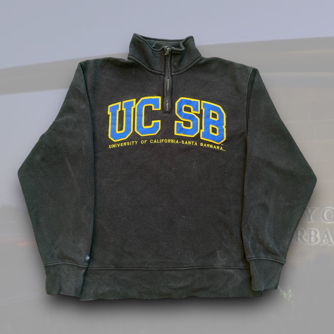 VINTAGE UCSB QUARTERZIP BY JANSPORT