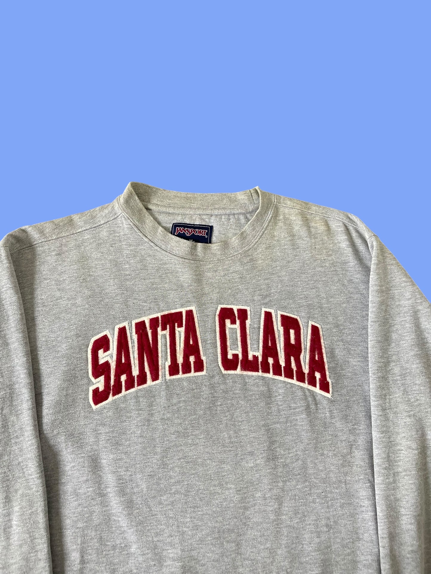 VINTAGE SANTA CLARA CREWNECK ( MEDIUM TO LARGE)