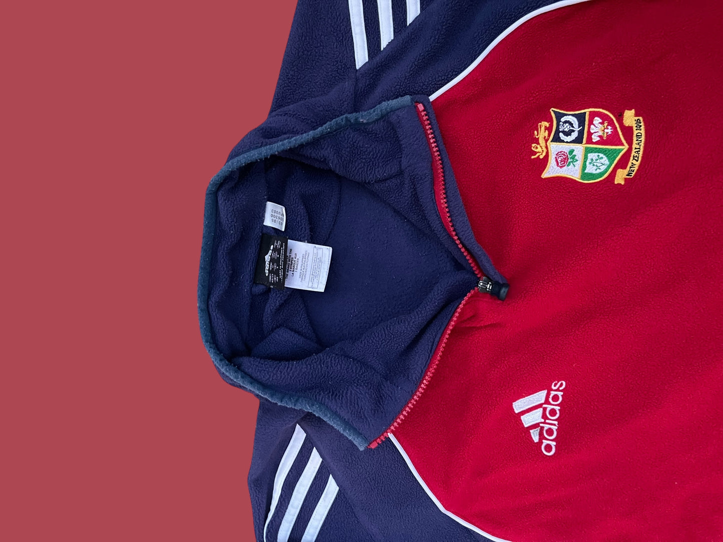 VINTAGE ADIDAS QUARTERZIP FLEECE (M/L)