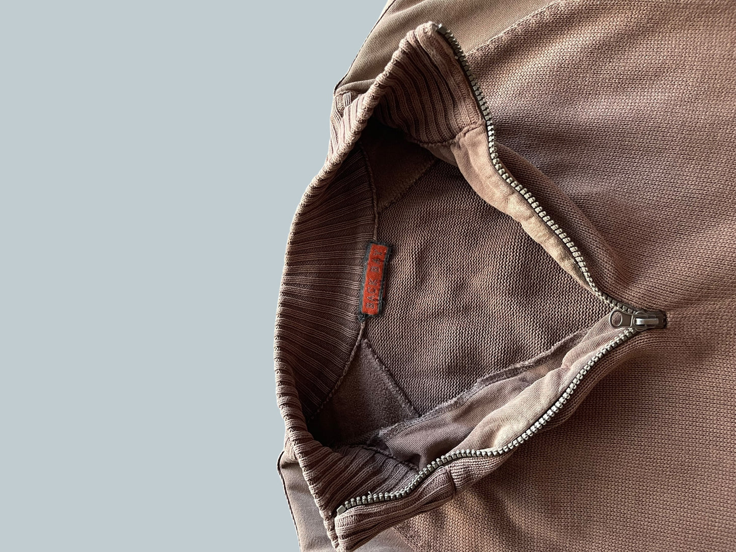 VINTAGE BACK BAY BROWN QUARTERZIP (L)