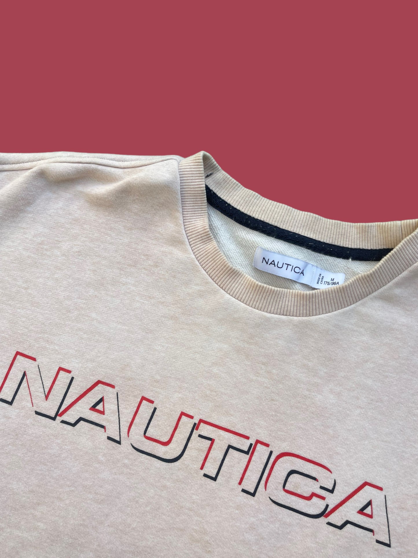 VINTAGE NAUTICA CREWNECK (M/L)