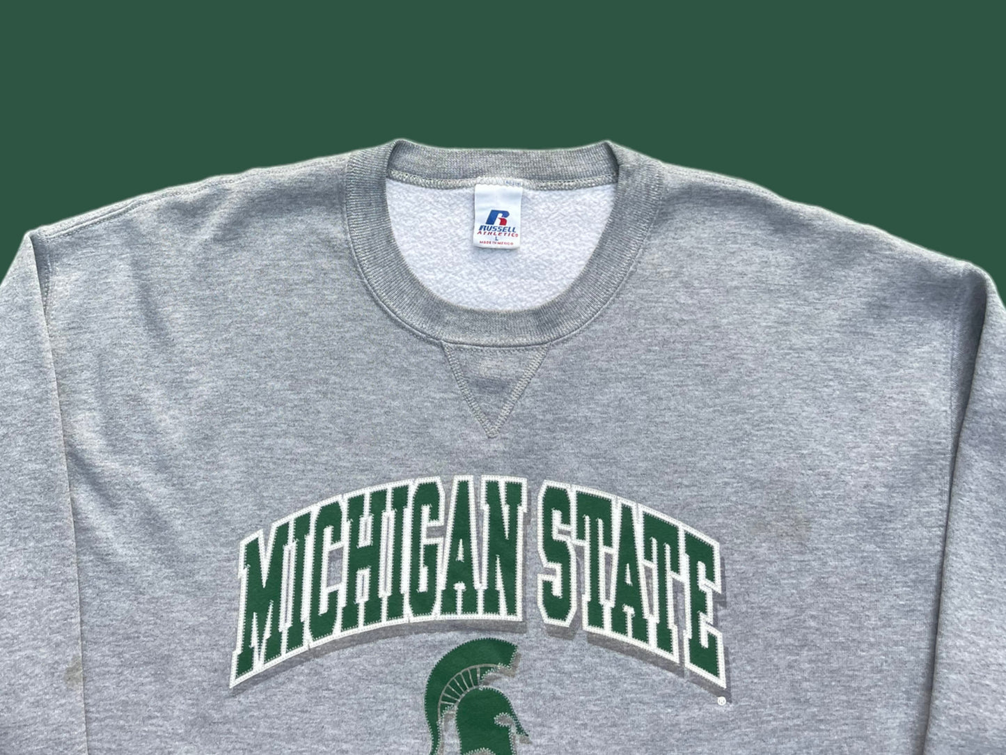 VINTAGE RUSSELL MICHIGAN STATE CREWNECK (L)