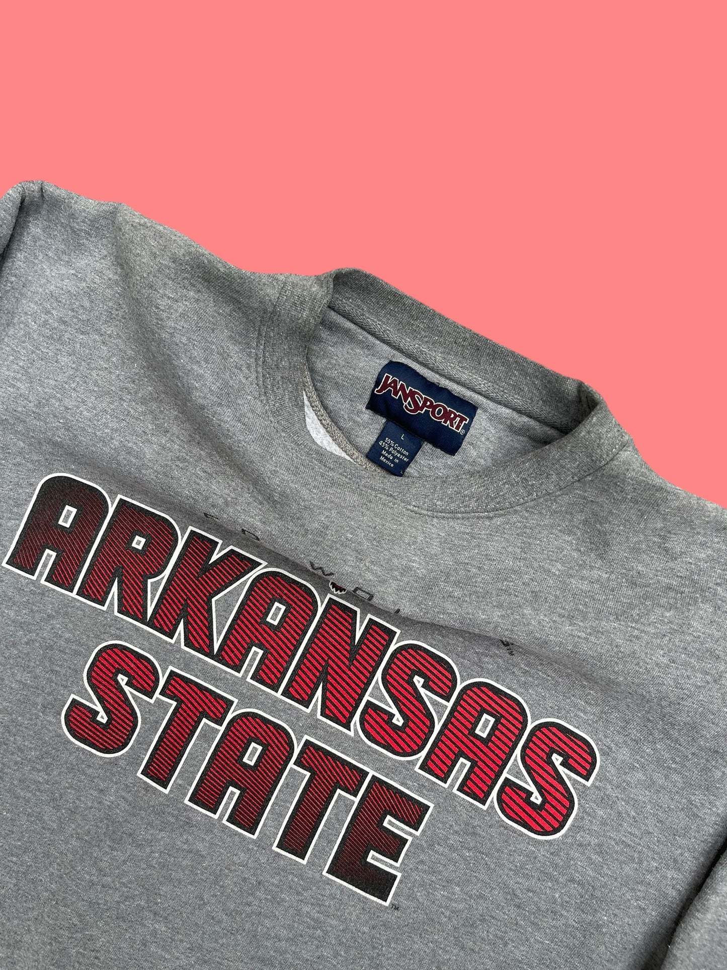 VINTAGE JANSPORT ARKANSAS CREWNECK (M)