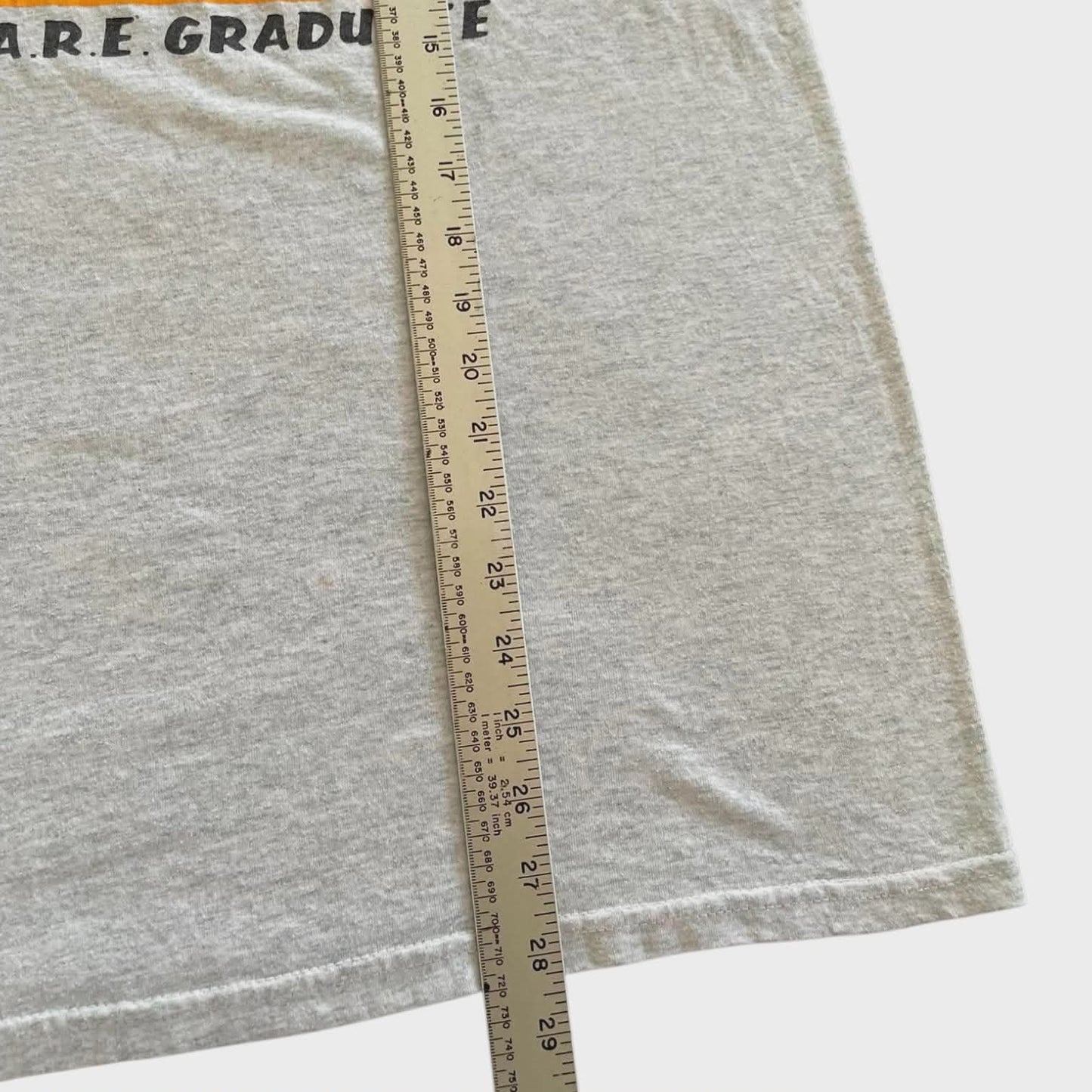 90S DARE TO RESIST DEUGS AND VIOLENCE GREY T-SHIRT (M)