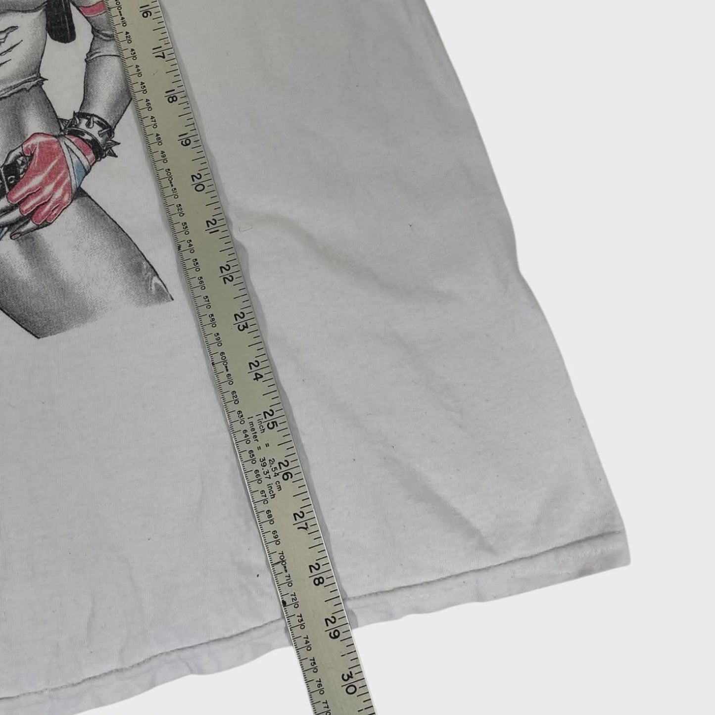 HARLEY QUINN SUICIDE SQUAD WHITE COTTON TEE (L)