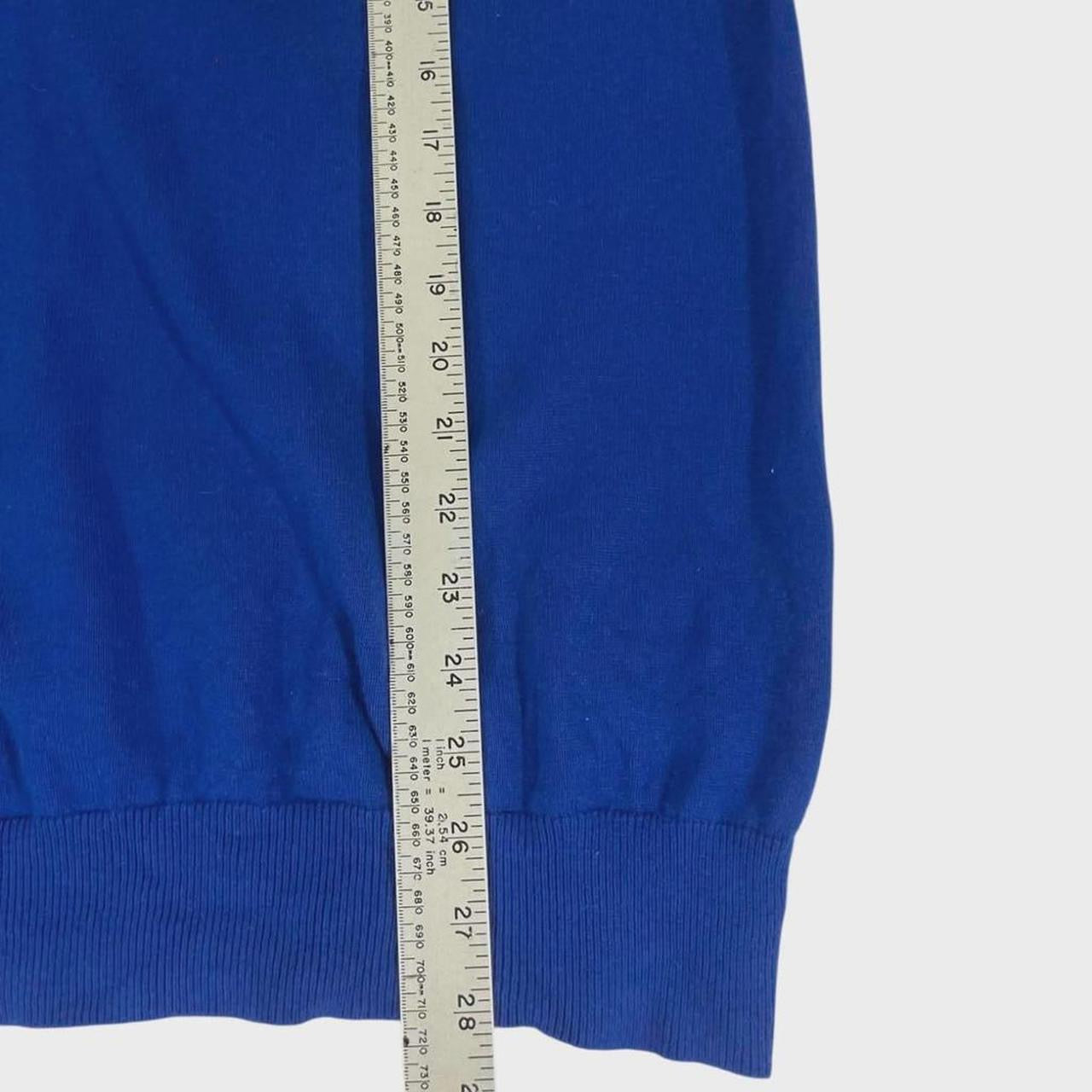 TOMMY HILFIGER RED & BLUE STRIPED SWEATER (M)