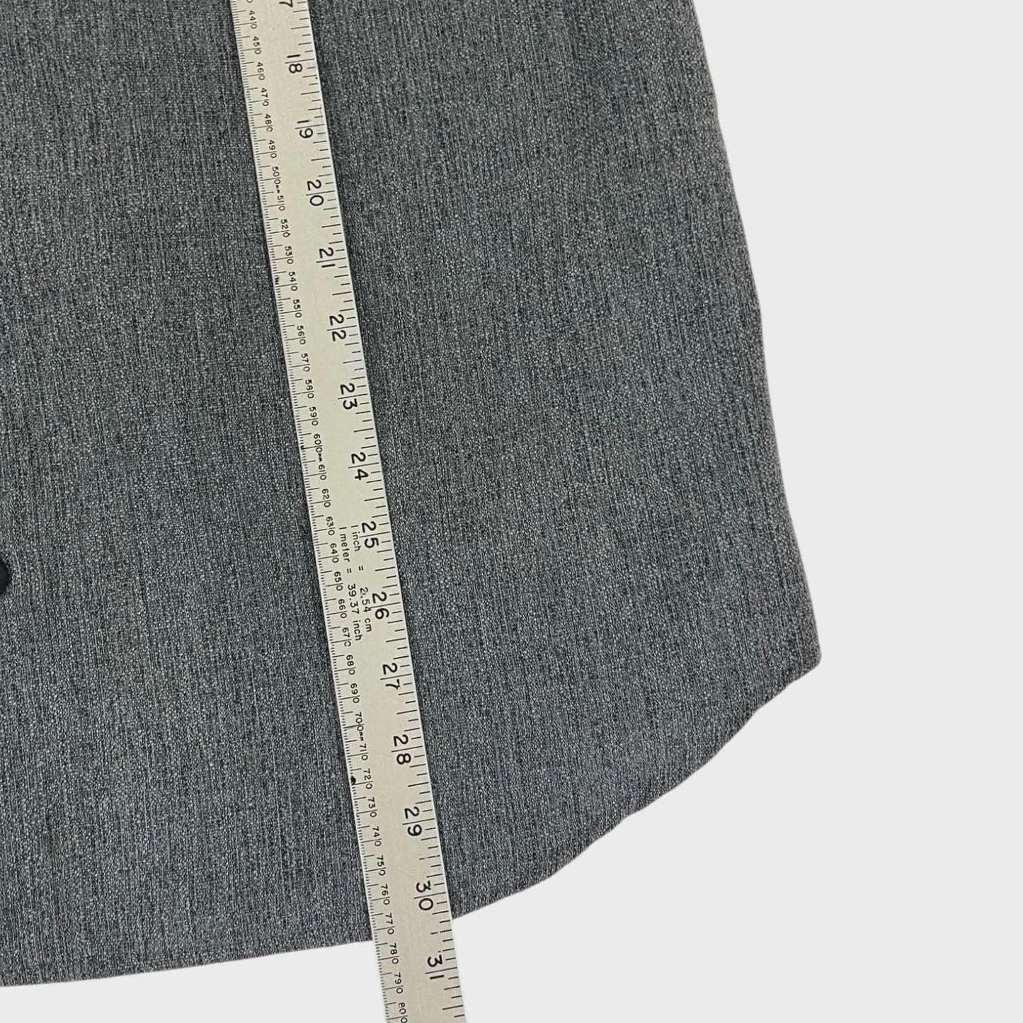 BARKERS GREY BUTTON UP SHIRT (M-L)
