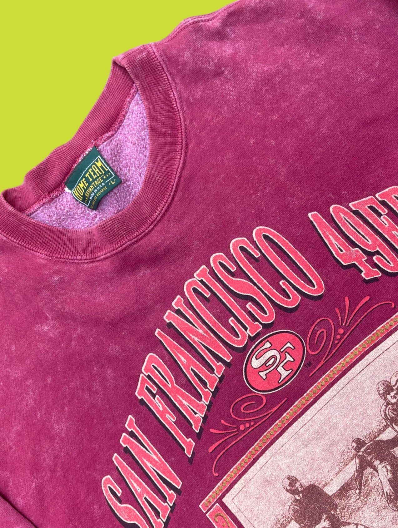 VINTAGE SF 49ERS CREWNECK (L)