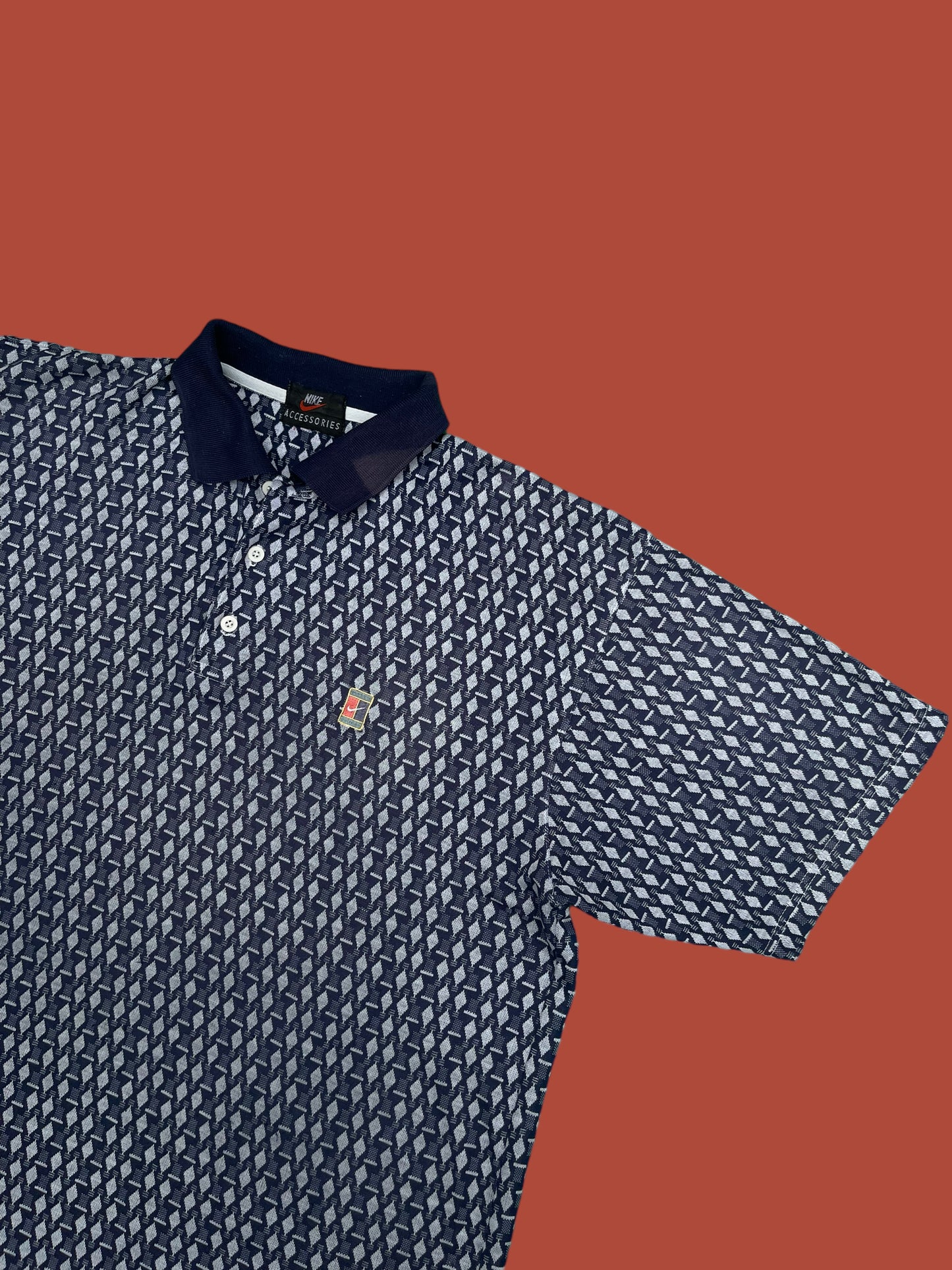 VINTAGE BOOTLEG NIKE POLO SHIRT (L)