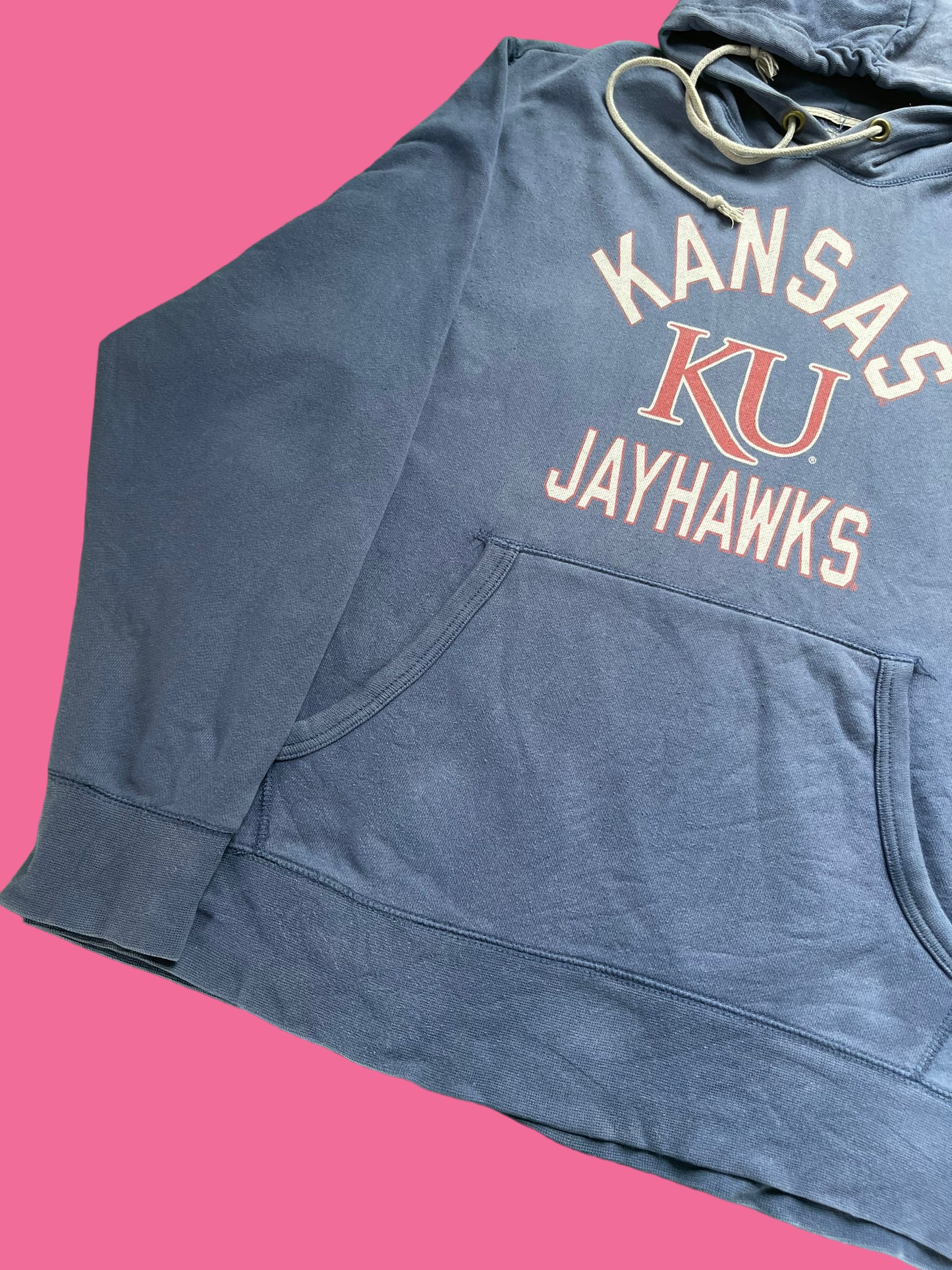 VINTAGE KANSAS HOODIE ( L)