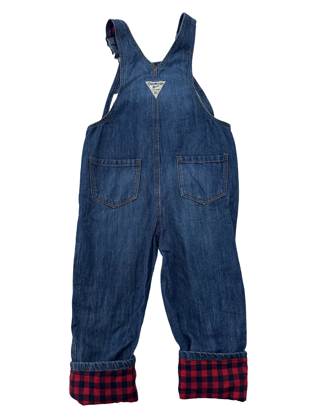 Oshkosh with heart bib overalls (3T)