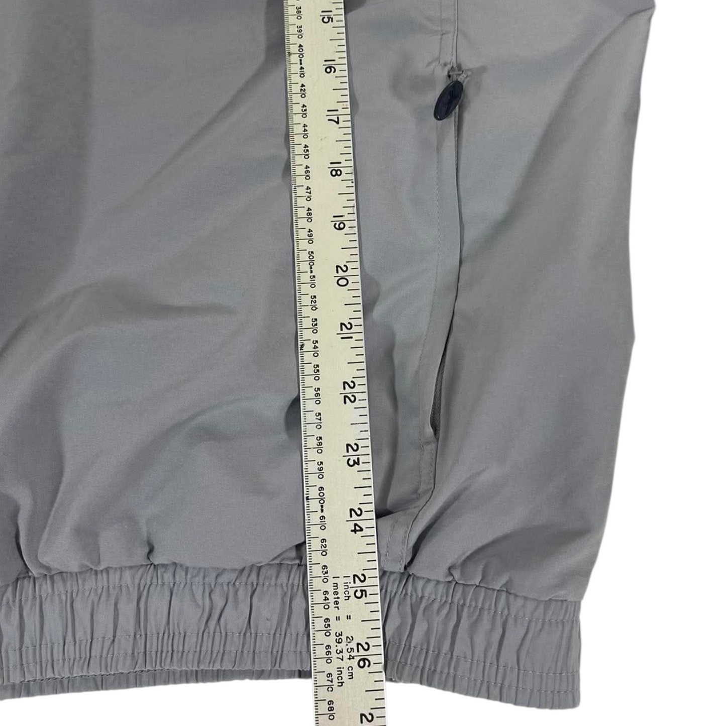 VINTAGE REEBOK GREY WINDBREAKER JACKET (S)