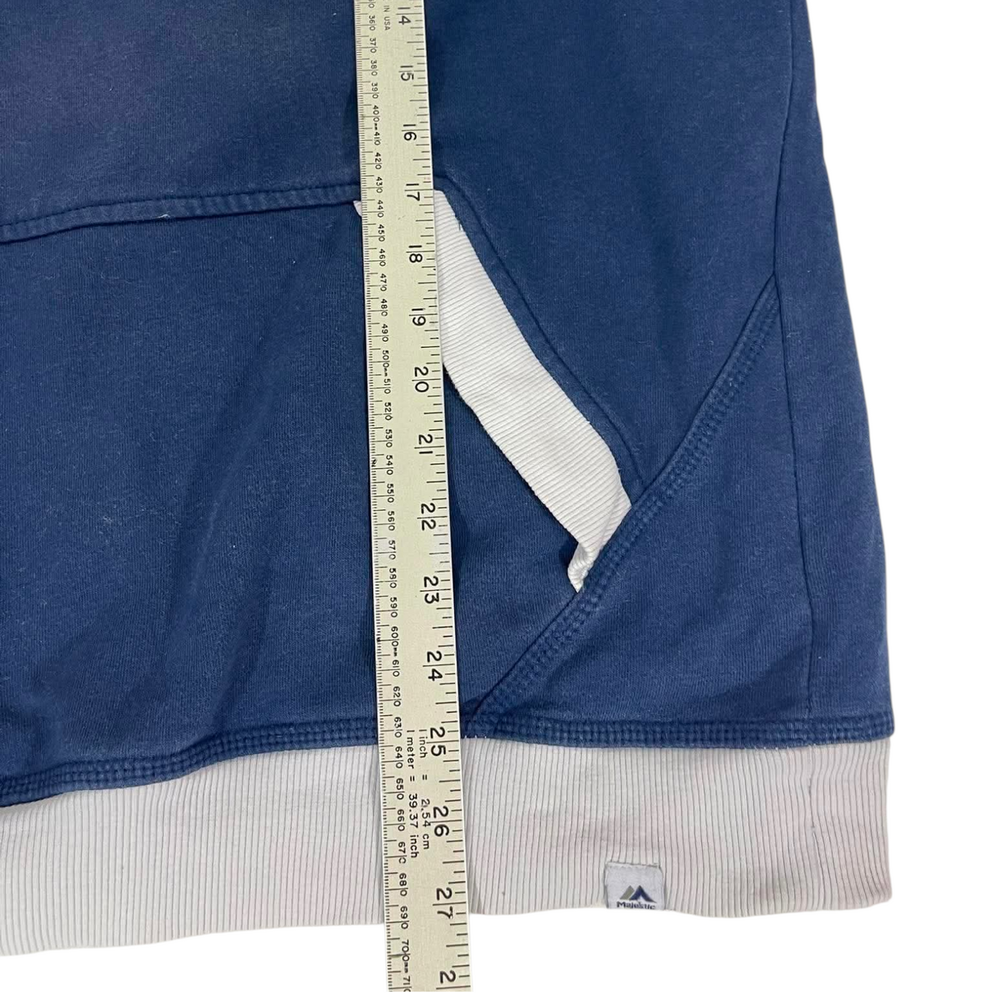 VINTAGE SEATTLE MARINERS NAVY BLUE HOODIE (L)