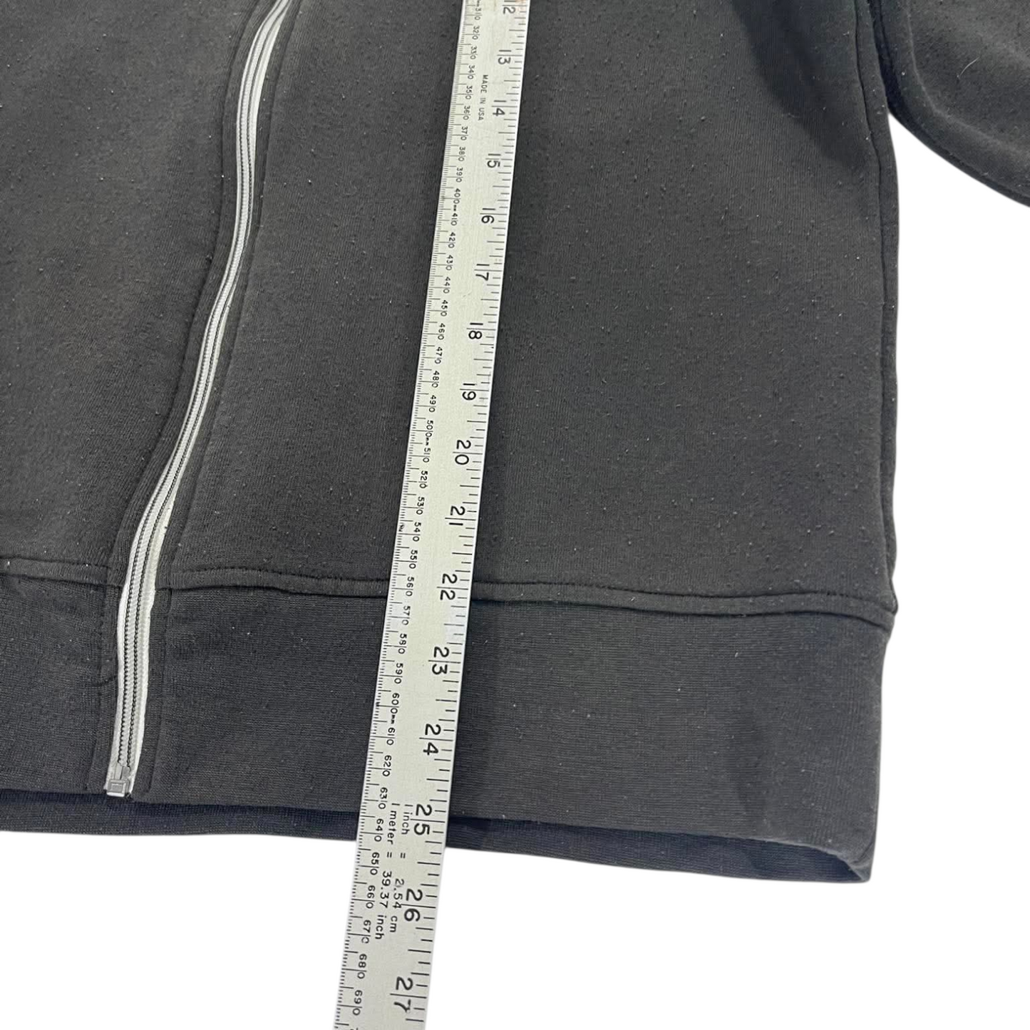 Y2K HALLENSTEINS BLACK ZIP UP JACKET (M)