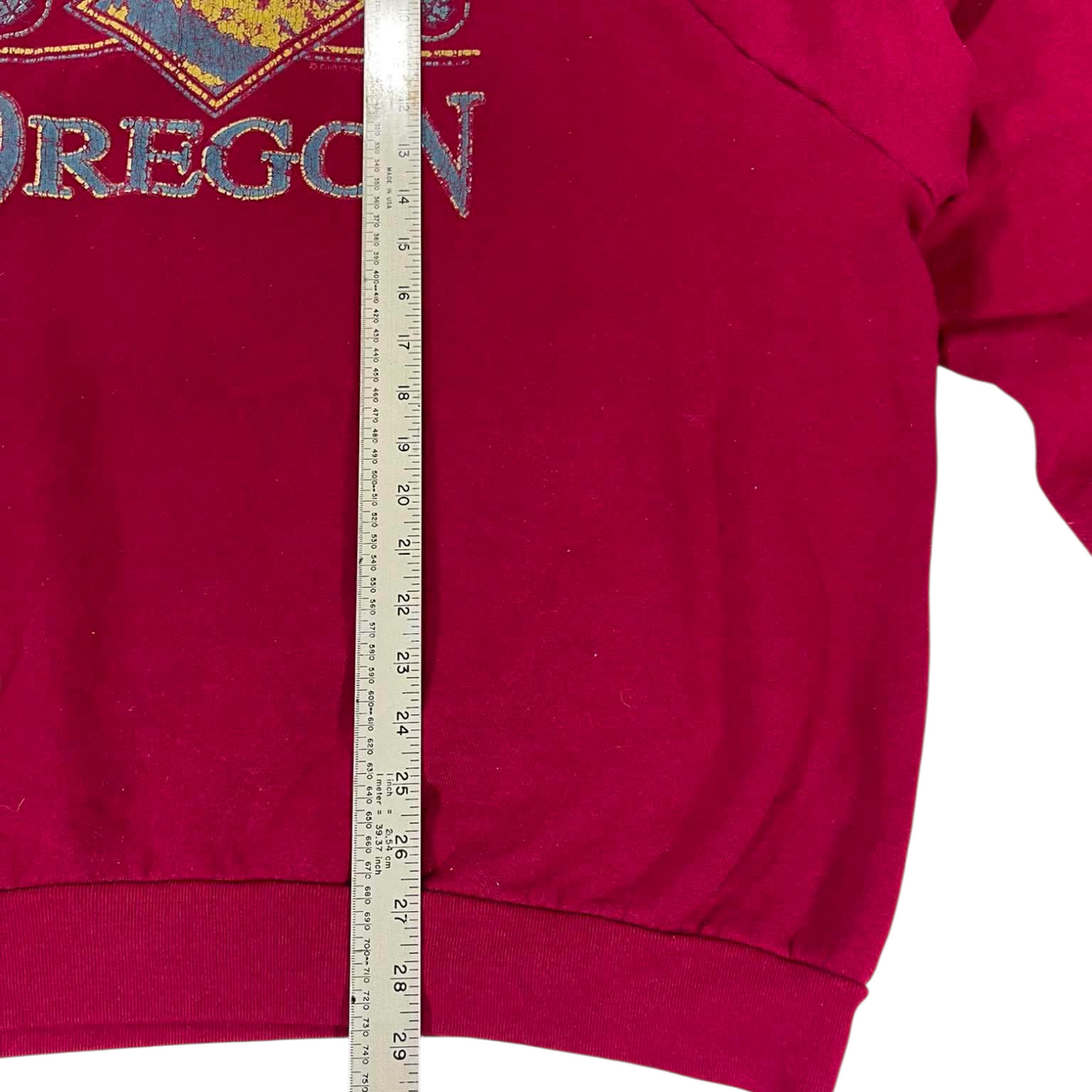 VINTAGE OREGON RED CREWNECK SWEATSHIRT (XL)