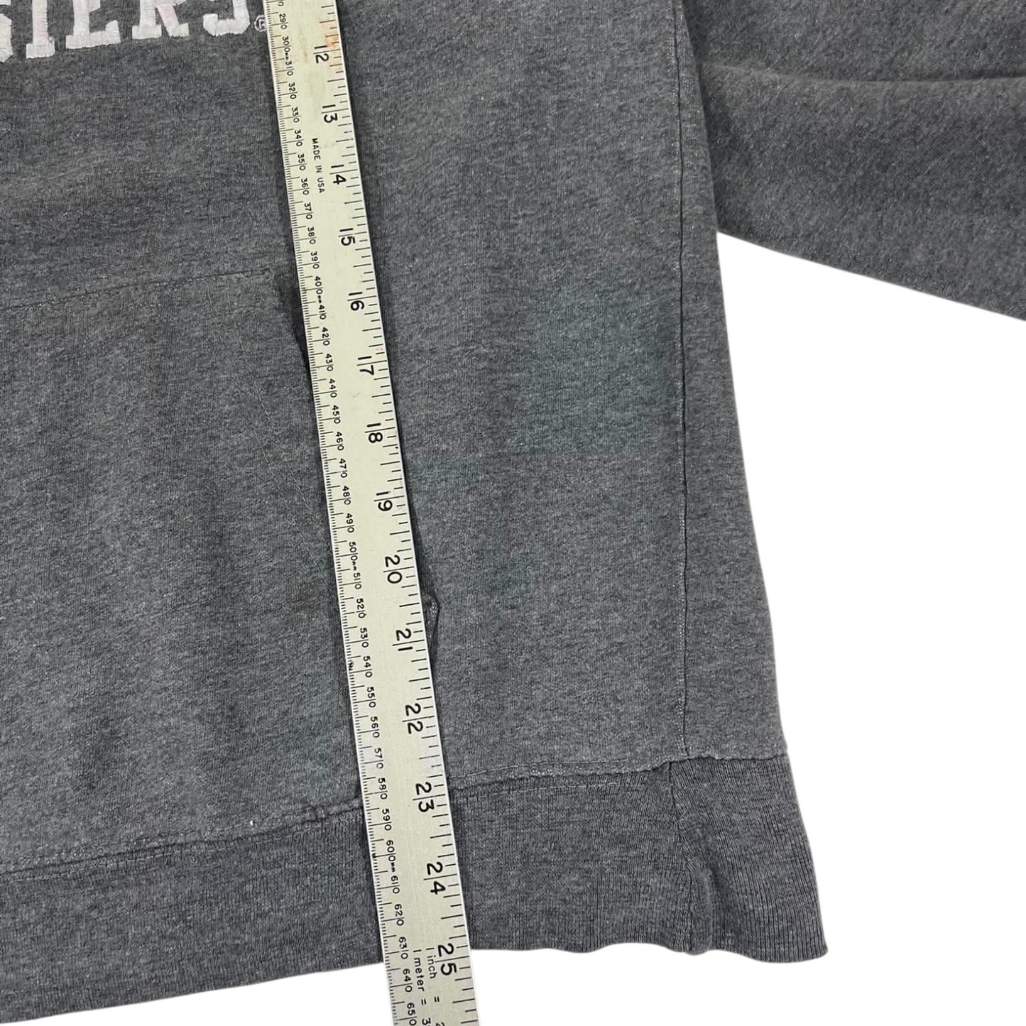 VINTAGE INDIANA UNIVERSITY GREY HOODIE (L)