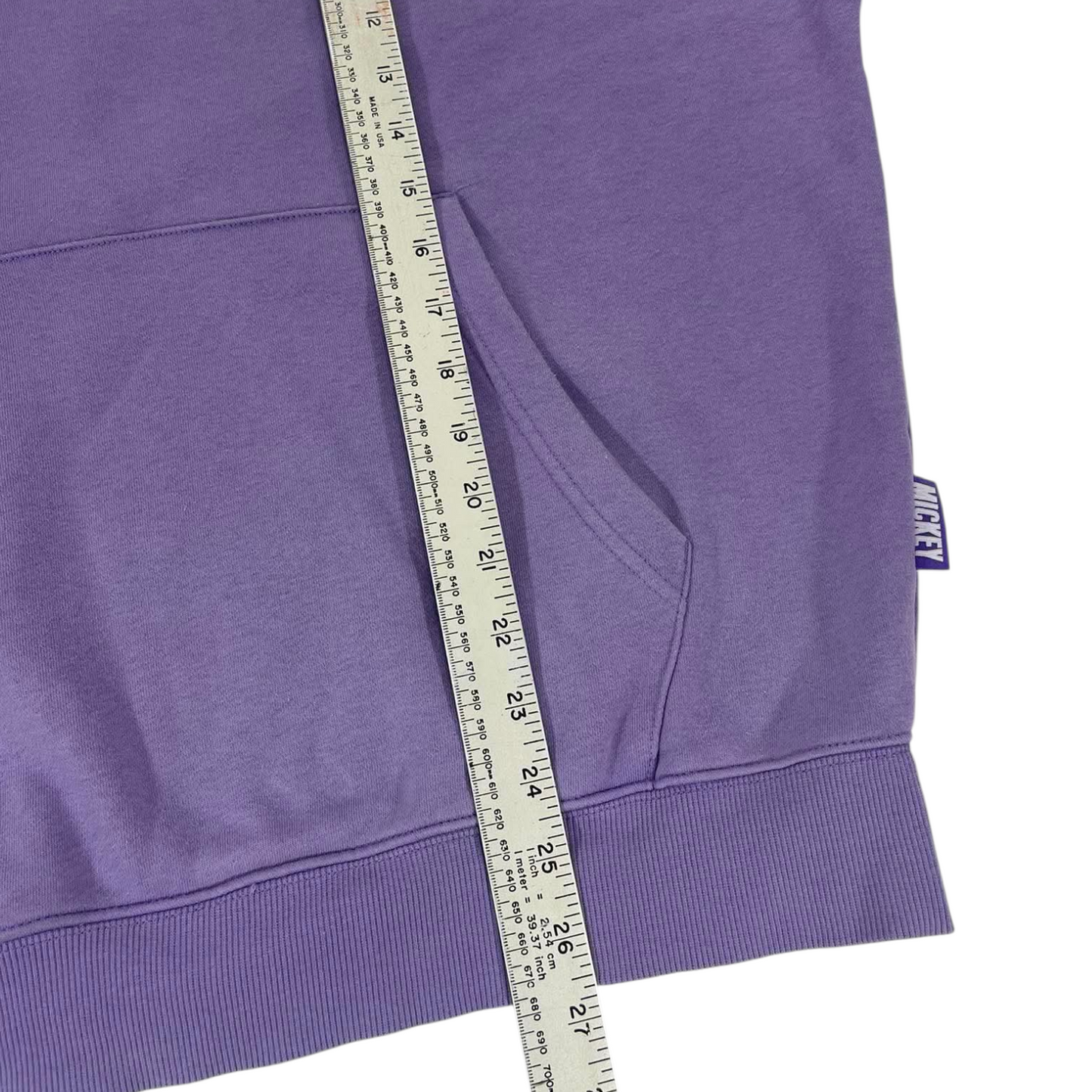 DISNEY MICKEY MOUSE PURPLE HOODIE (M)