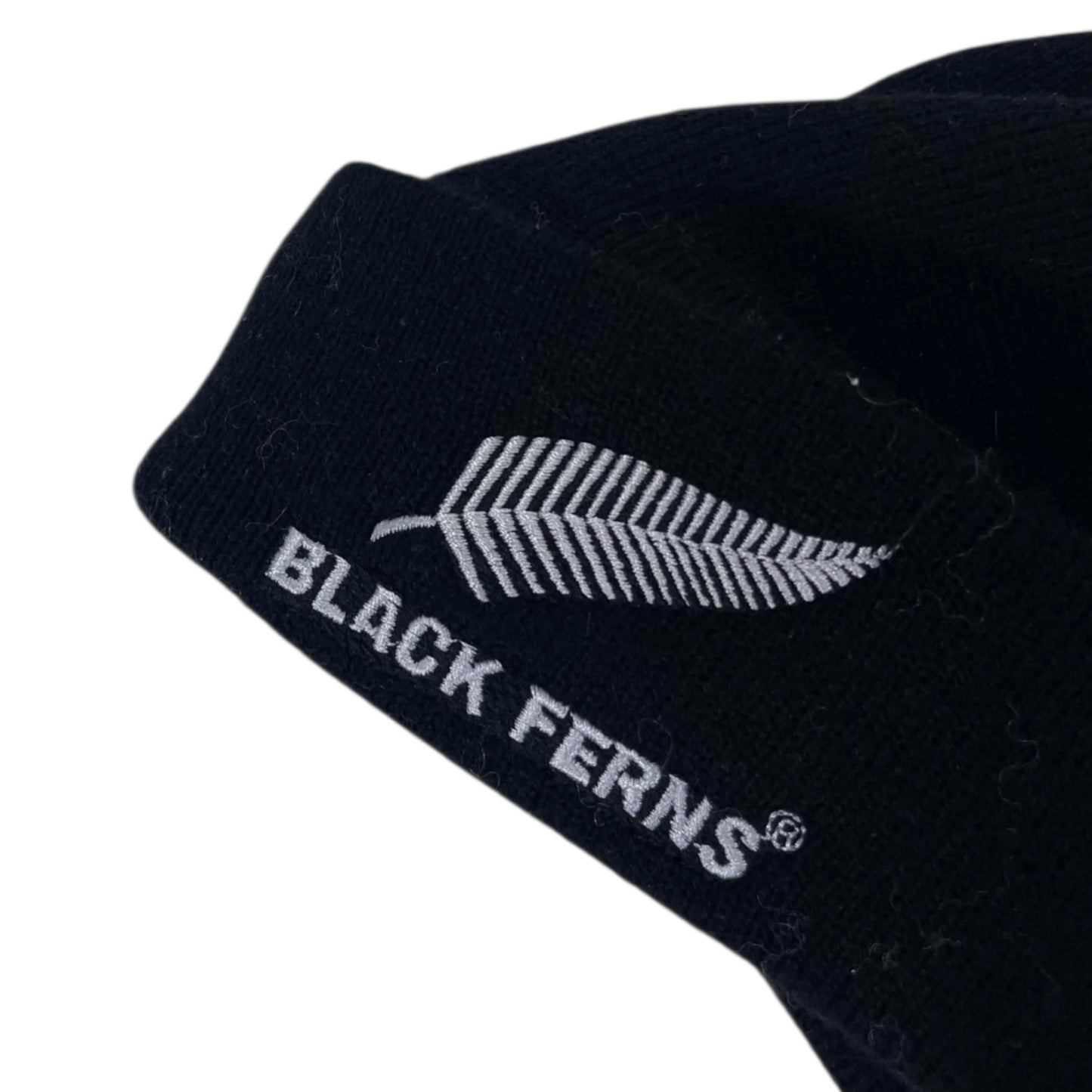 BLACK FERNS POM POM BEANIE