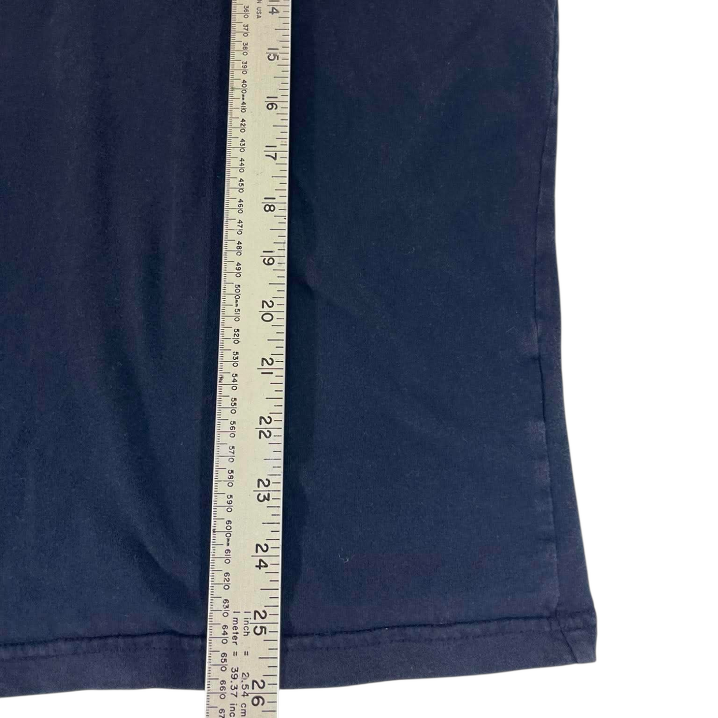 ABERCROMBIE & FITCH NAVY BLUE TEE (BEST FIT M)