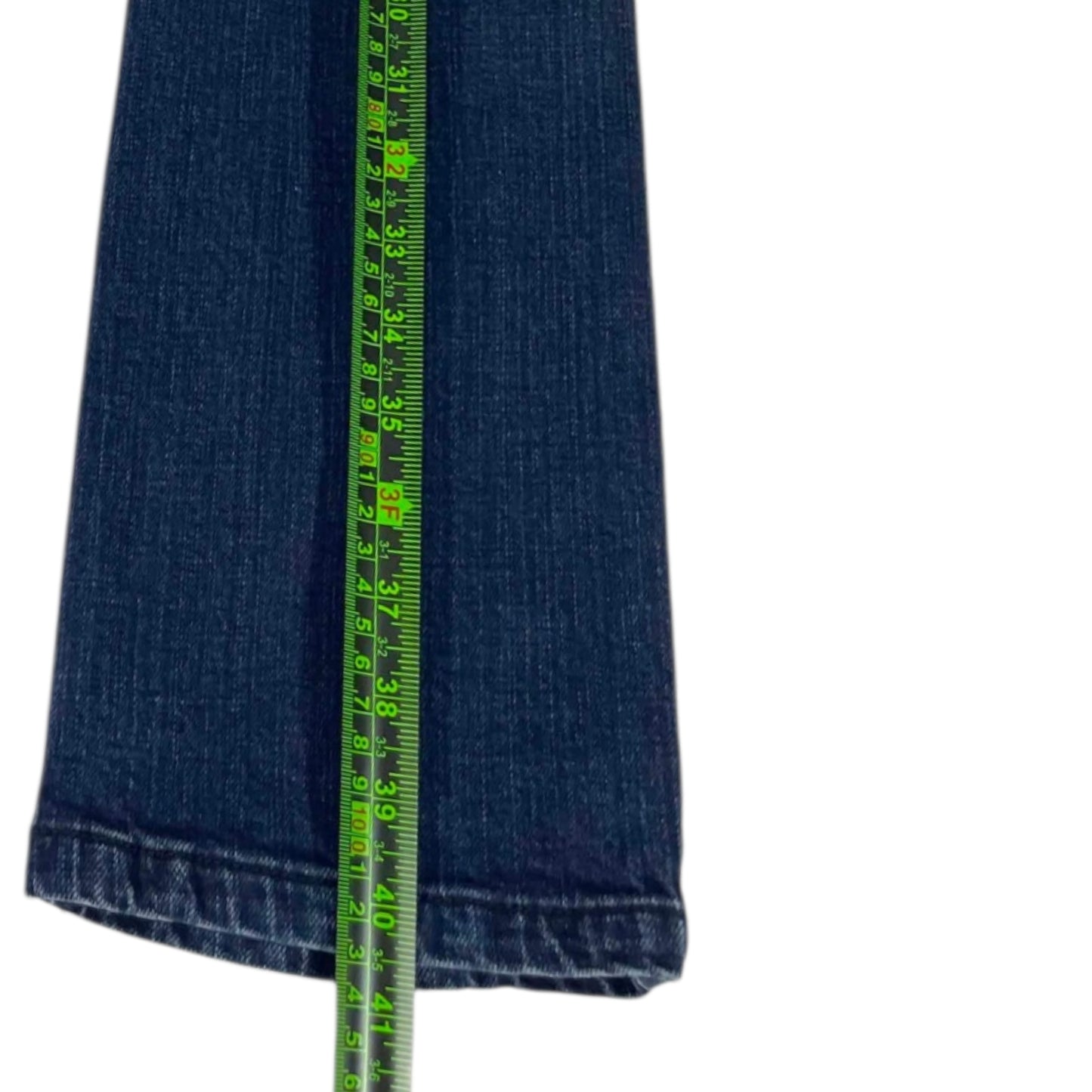 Y2K BLUE GOOD JEANS LOW RISE FLARE JEANS (12)