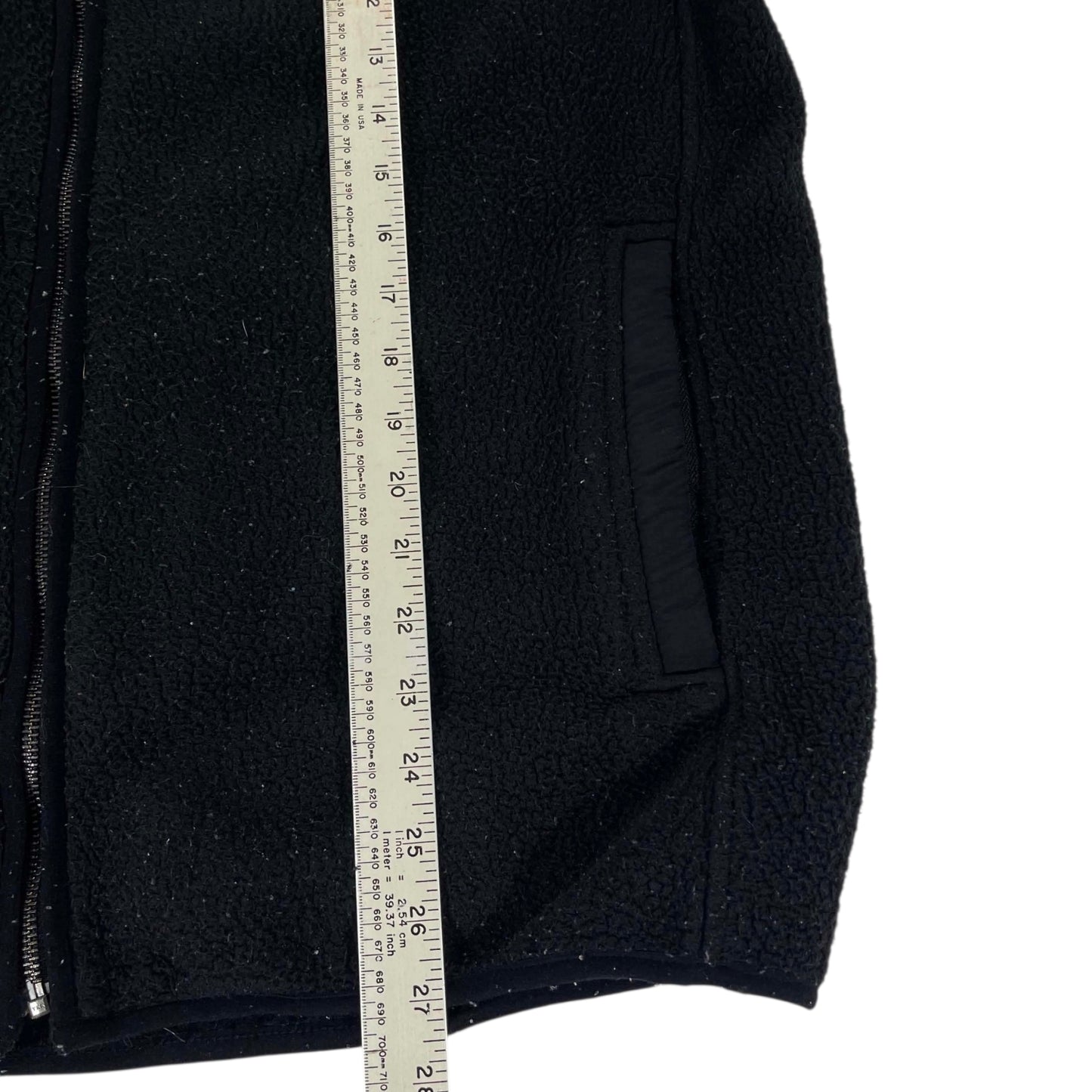 BARKERS BLACK FLEECE BOMBER JACKET (L)