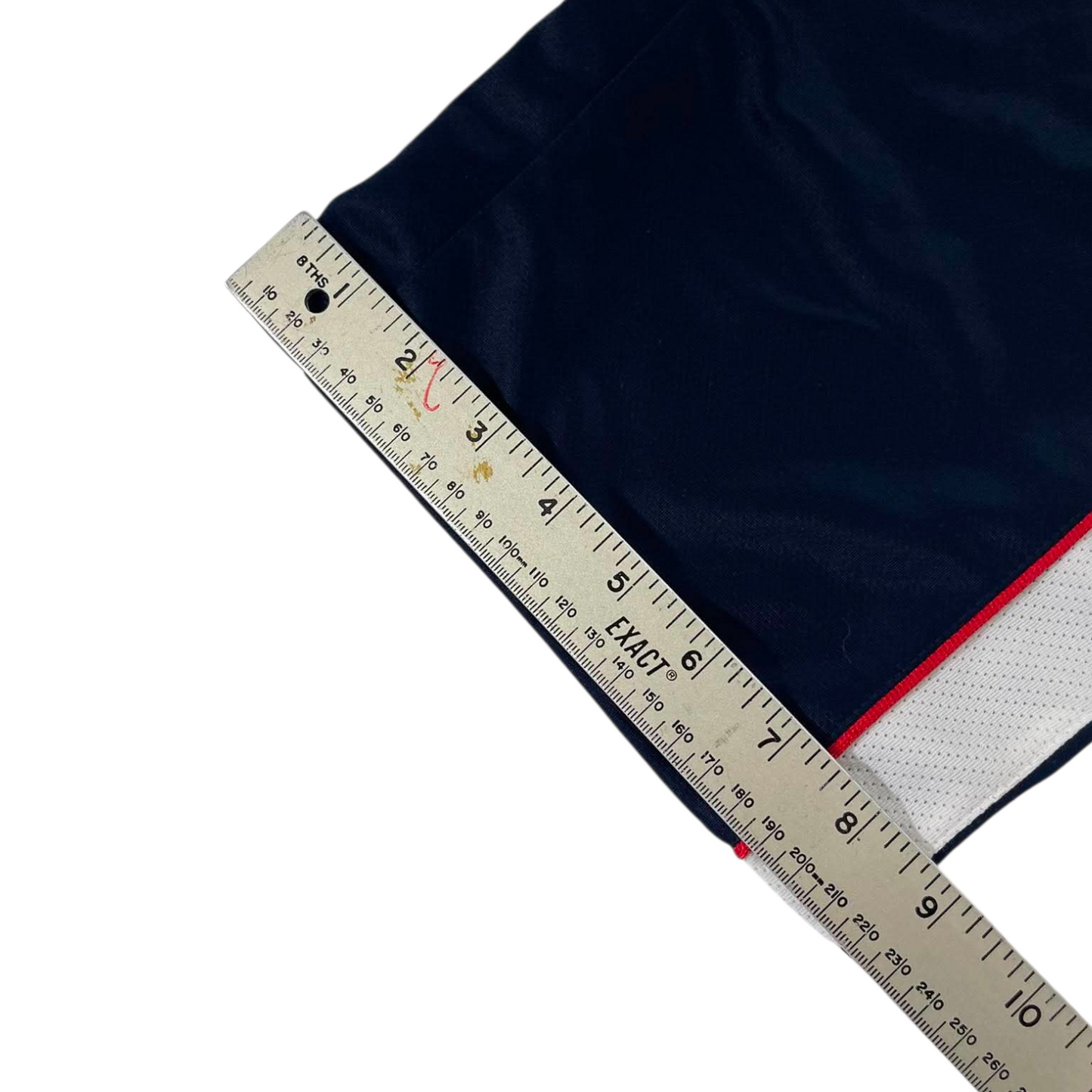 Y2K NIKE NAVY/WHITE TRACK PANTS (L) ²