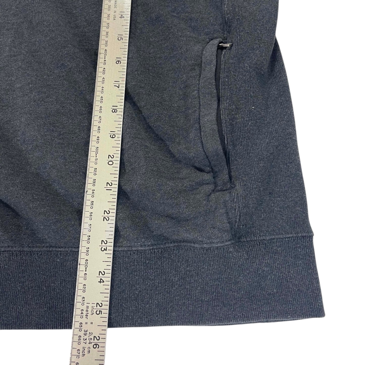 VINTAGE POLO RALPH LAUREN BLACK QUARTER ZIP (L)