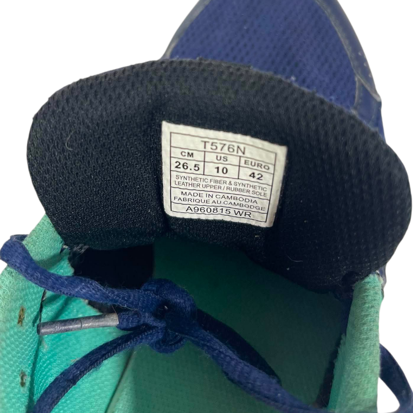 ASICS GEL-ENIGMA 7 BLUE TRAINERS (10)