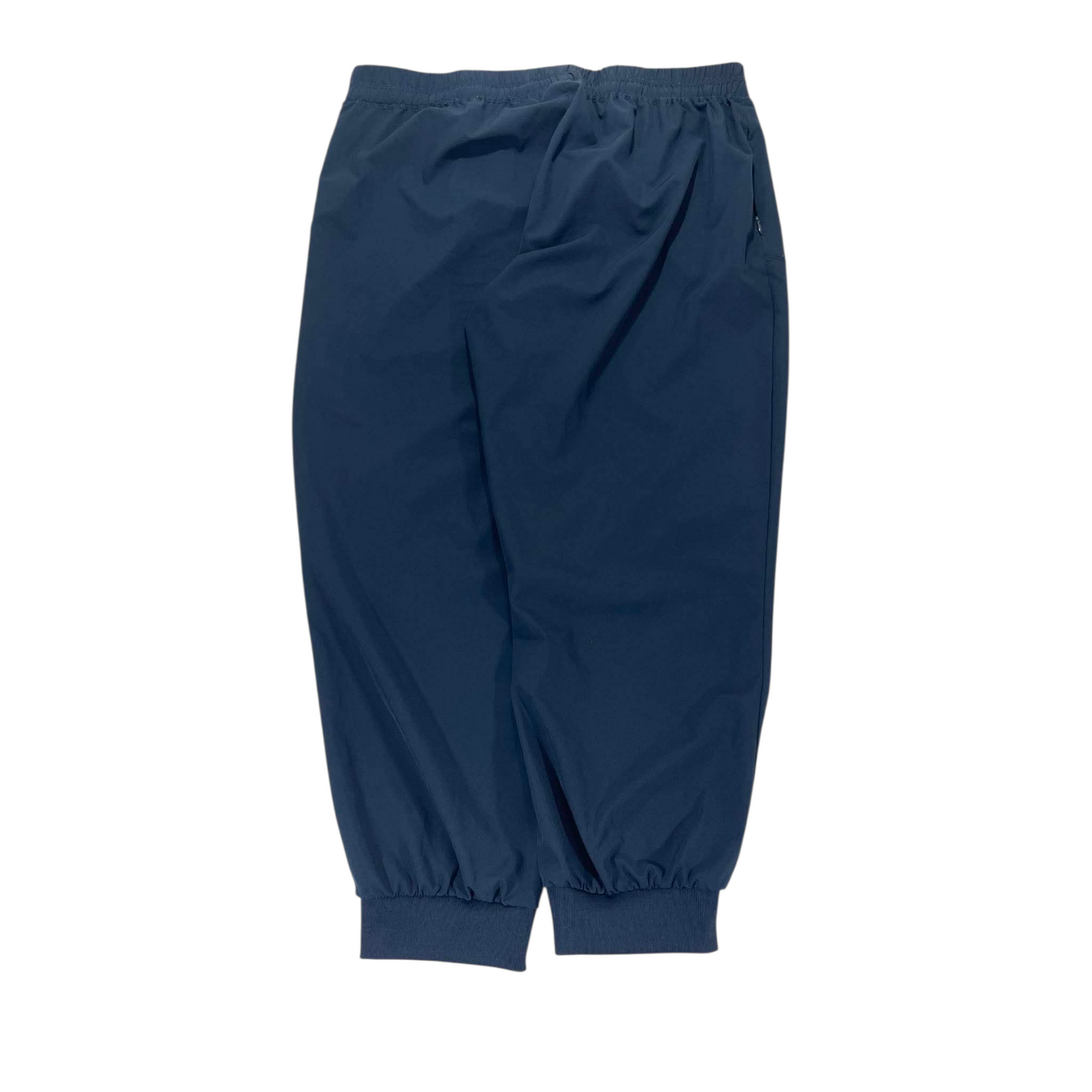 PRODUCT NAVY BLUE TRACK PANTS WITH DRAWSTRING WAIST AND POCKETS (16)