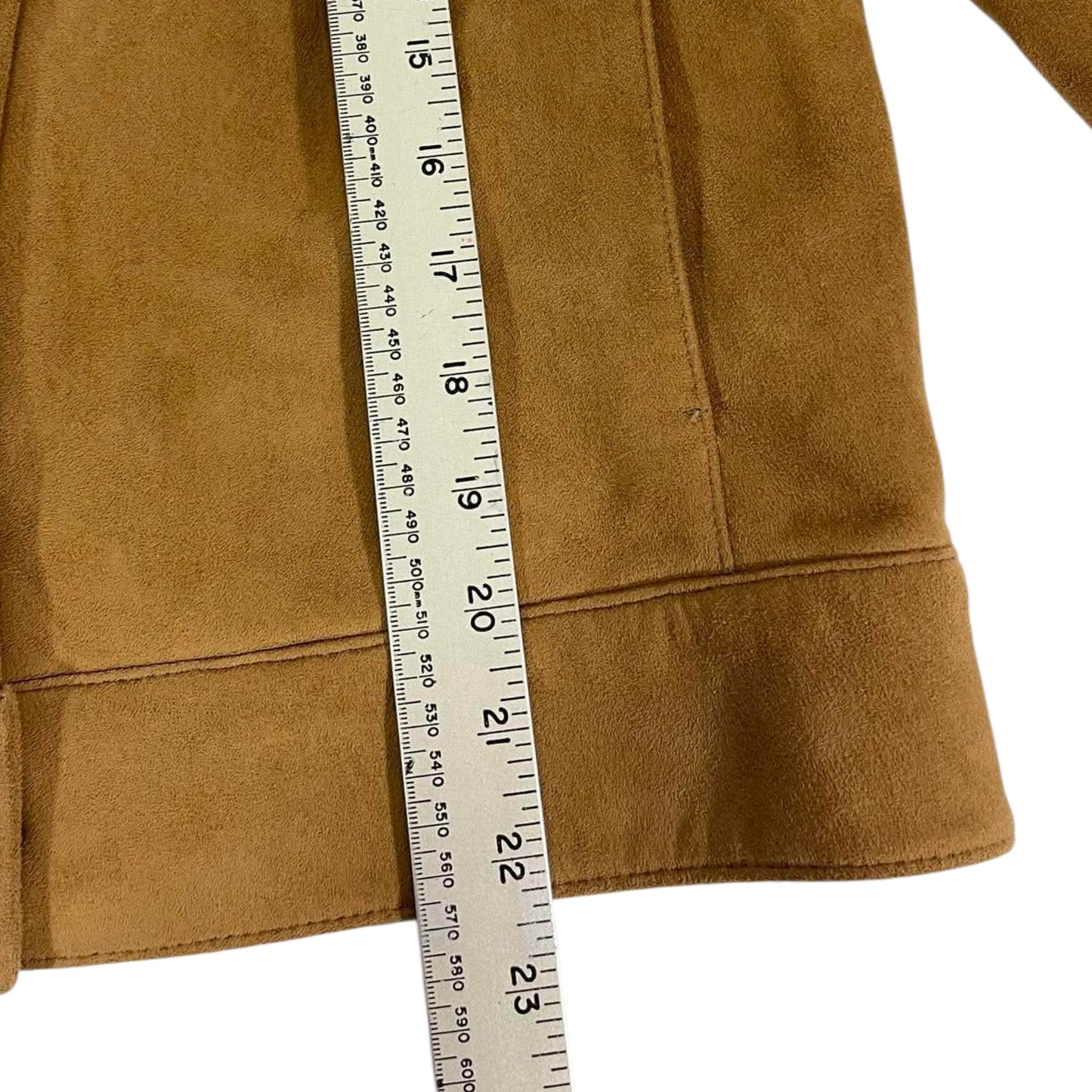 BROWN SUEDE JACKET (M)