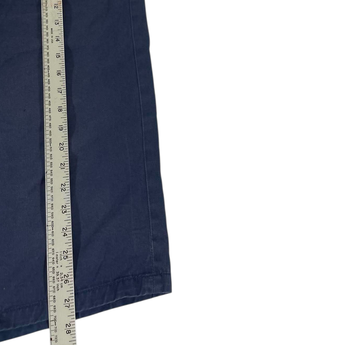 VINTAGE KANGOL NAVY BLUE SHORTS WITH A RELAXED FIT (40)