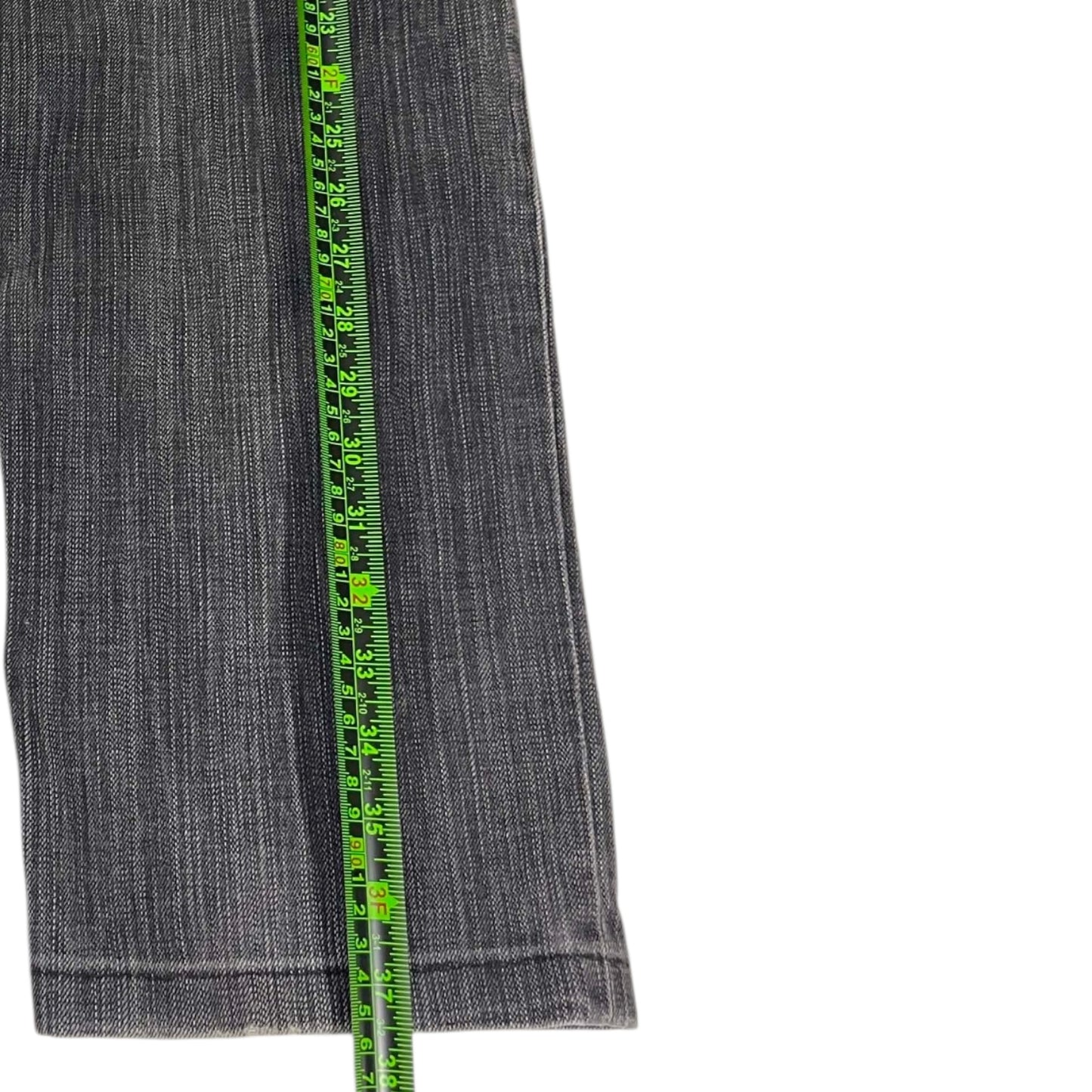 VINTAGE CHISEL GREY STRAIGHT LEG JEANS (34)